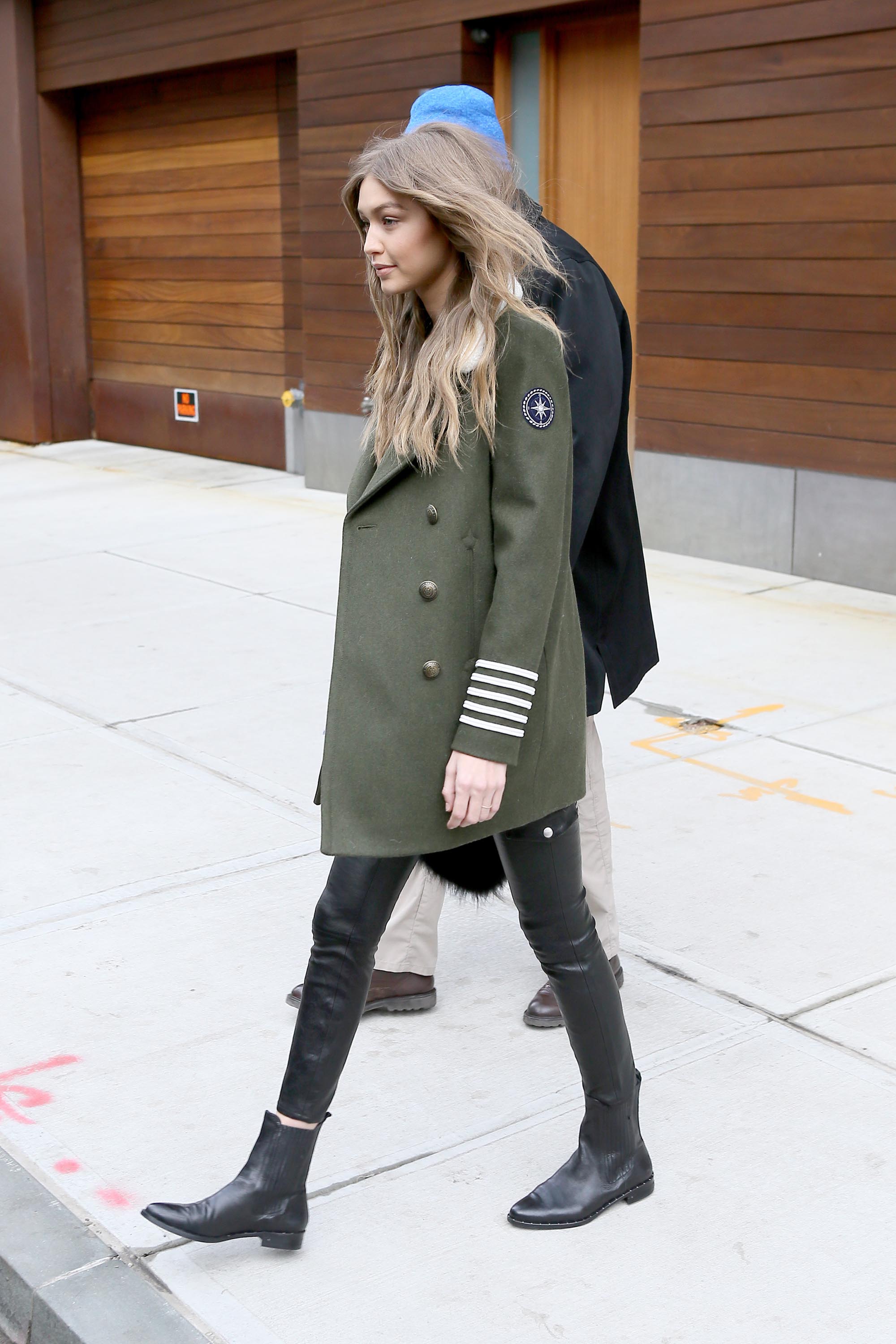 Gigi Hadid is seen in NYC