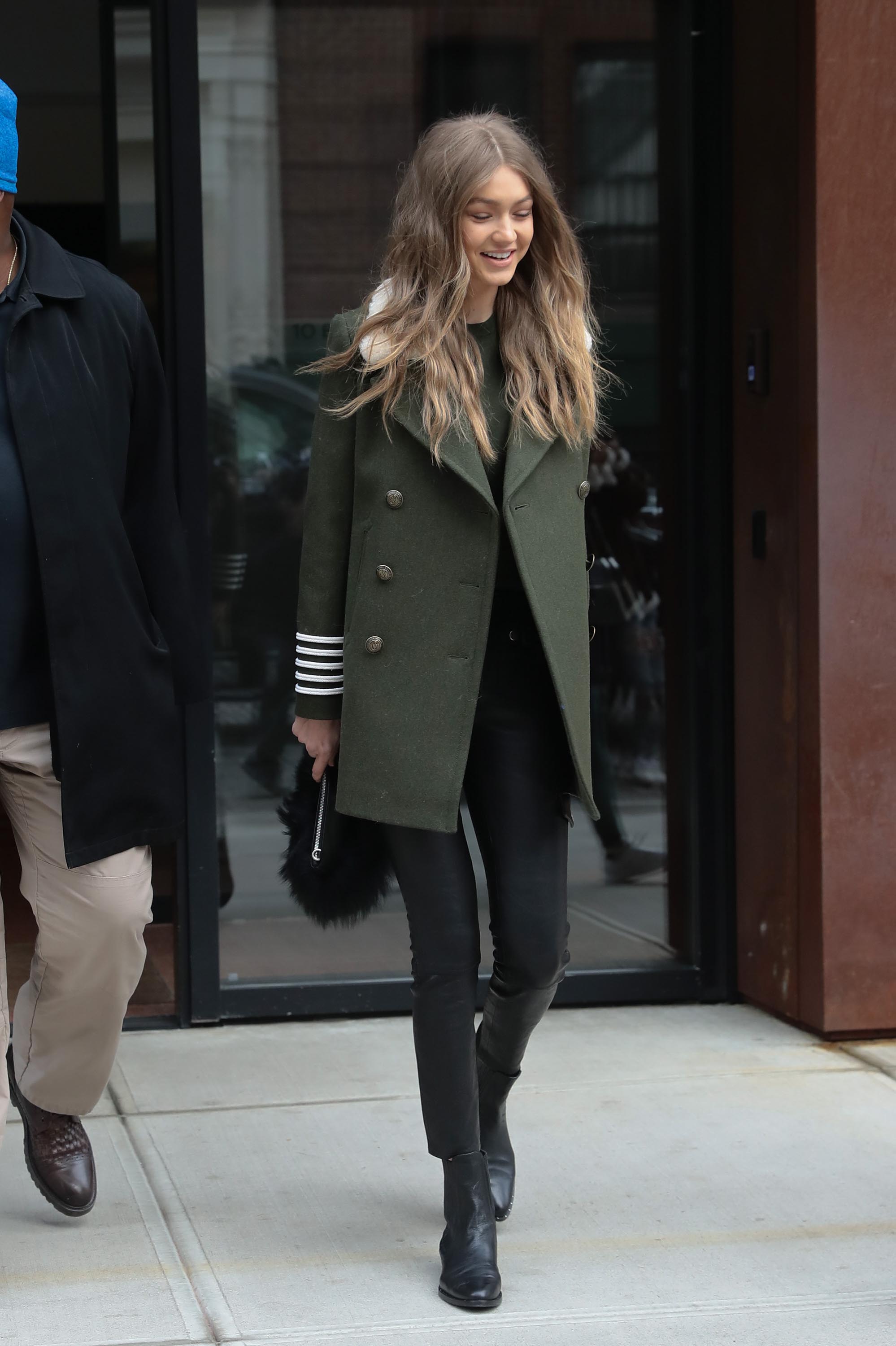 Gigi Hadid is seen in NYC