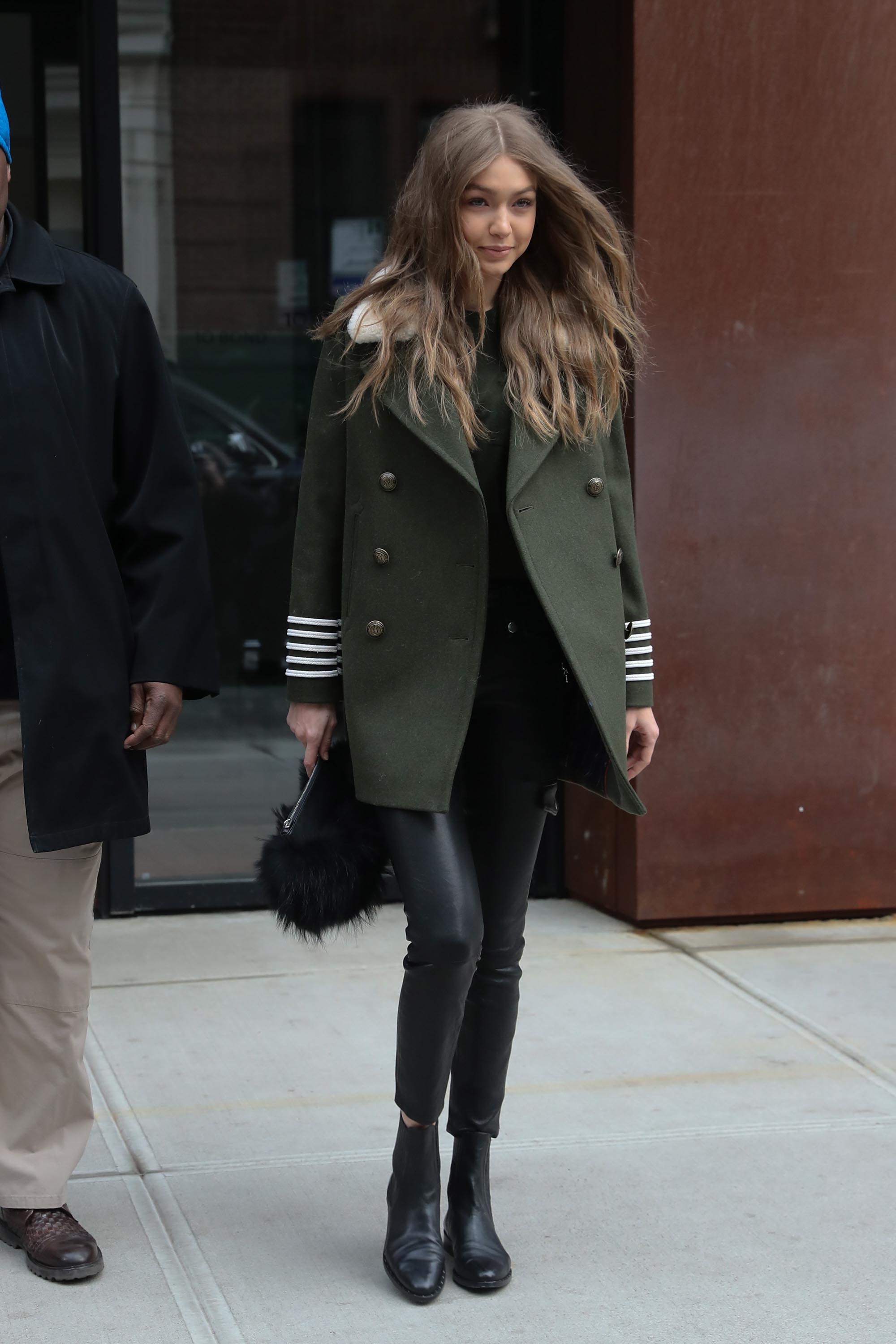 Gigi Hadid is seen in NYC