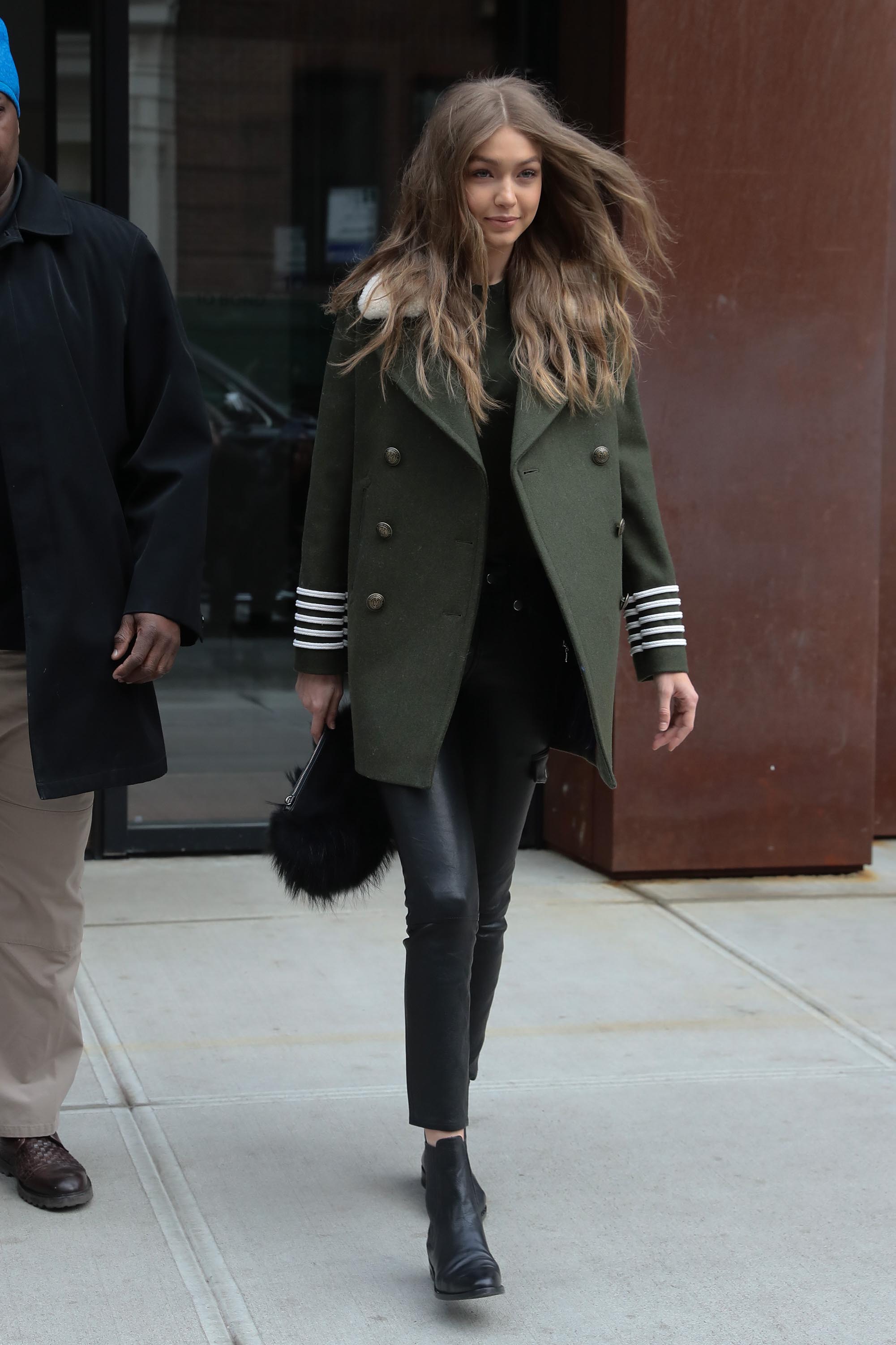 Gigi Hadid is seen in NYC