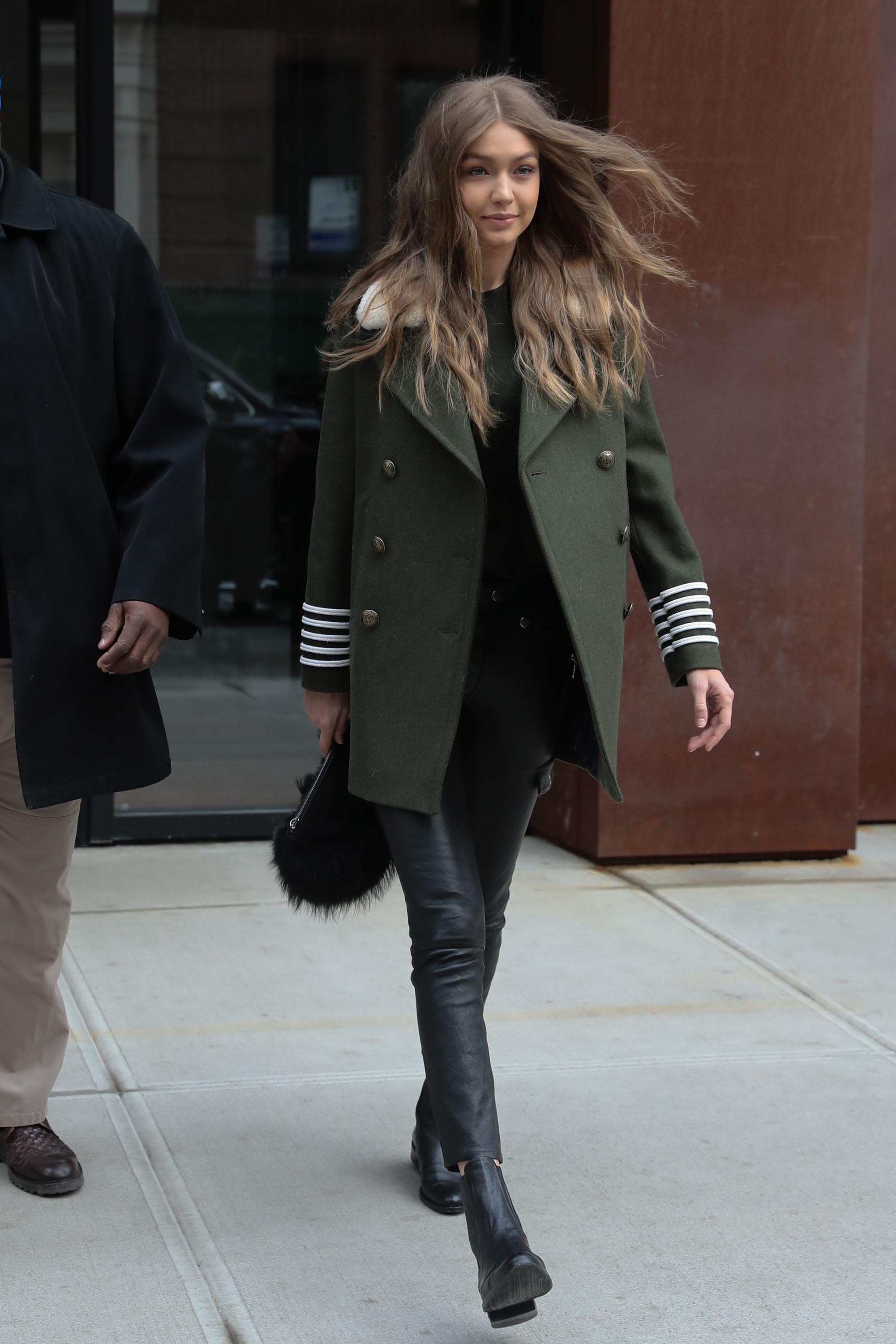 Gigi Hadid is seen in NYC