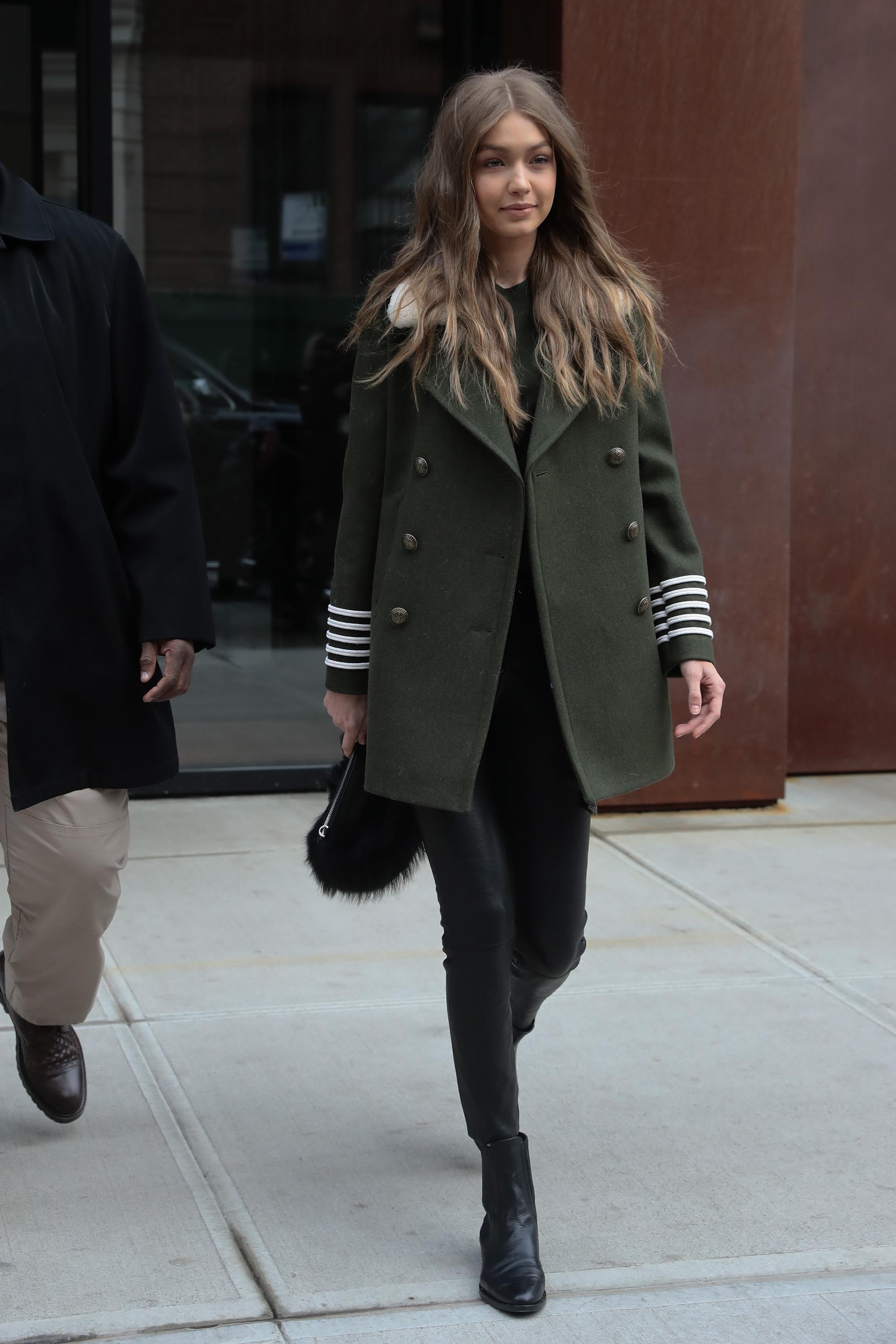 Gigi Hadid is seen in NYC