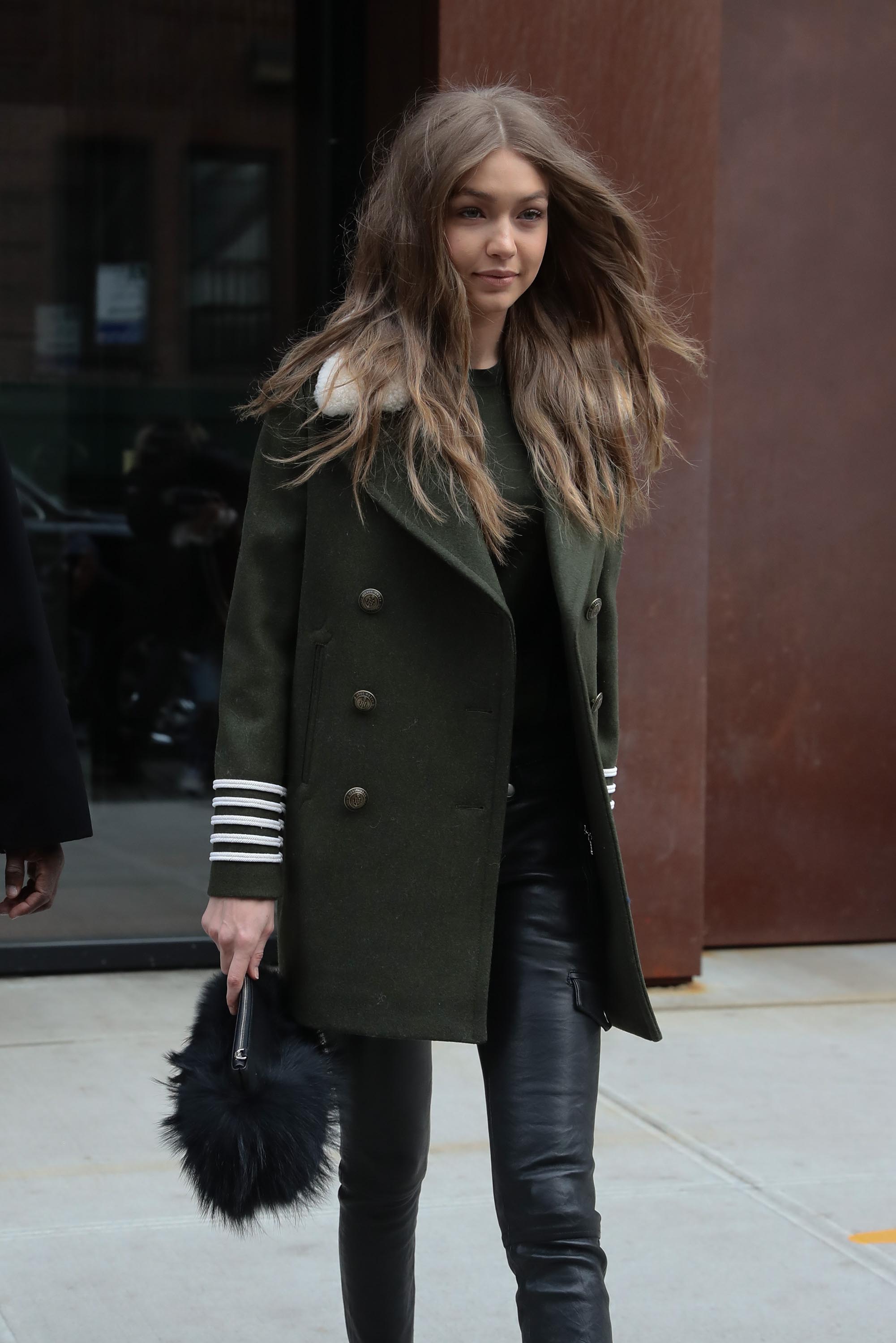 Gigi Hadid is seen in NYC