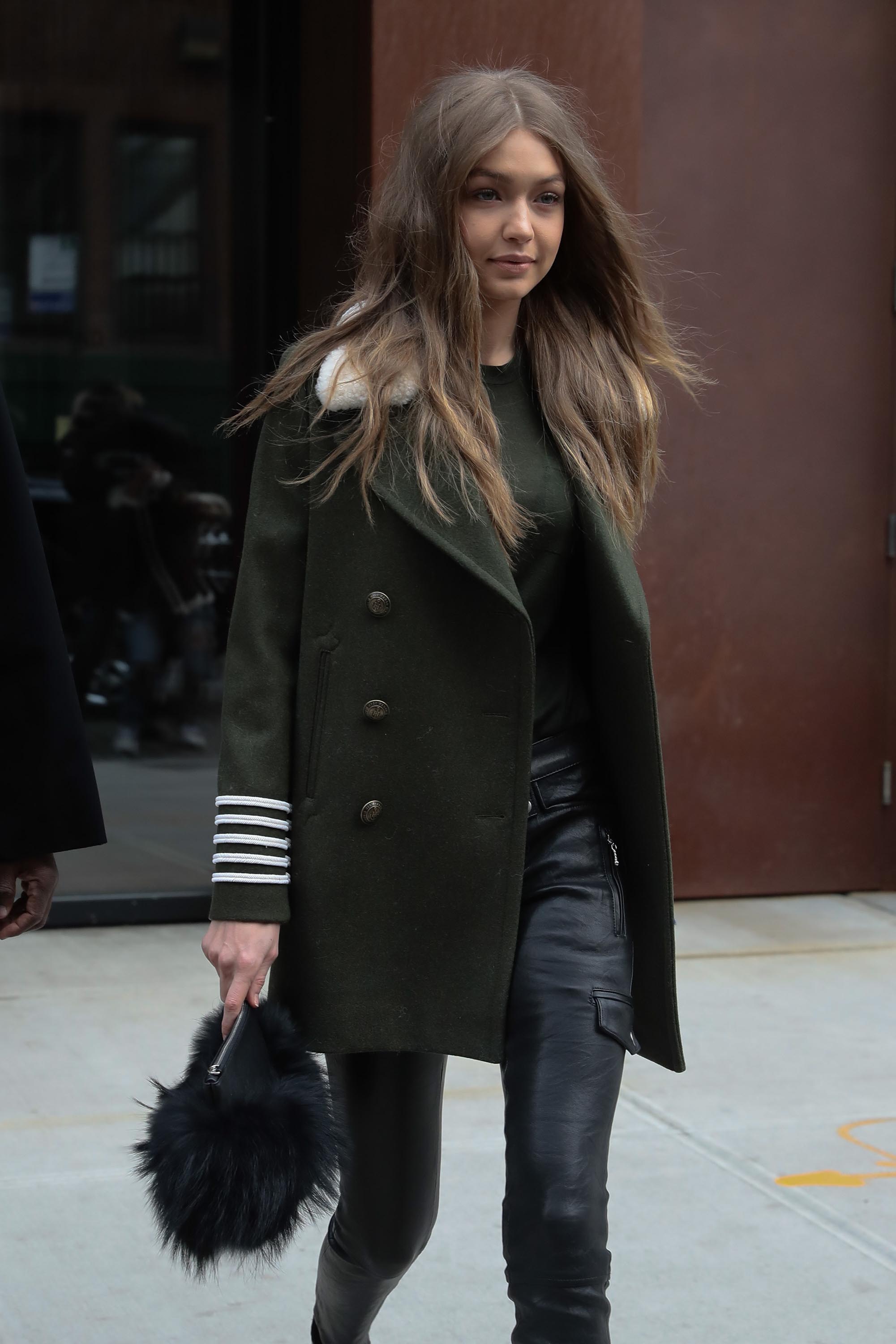 Gigi Hadid is seen in NYC