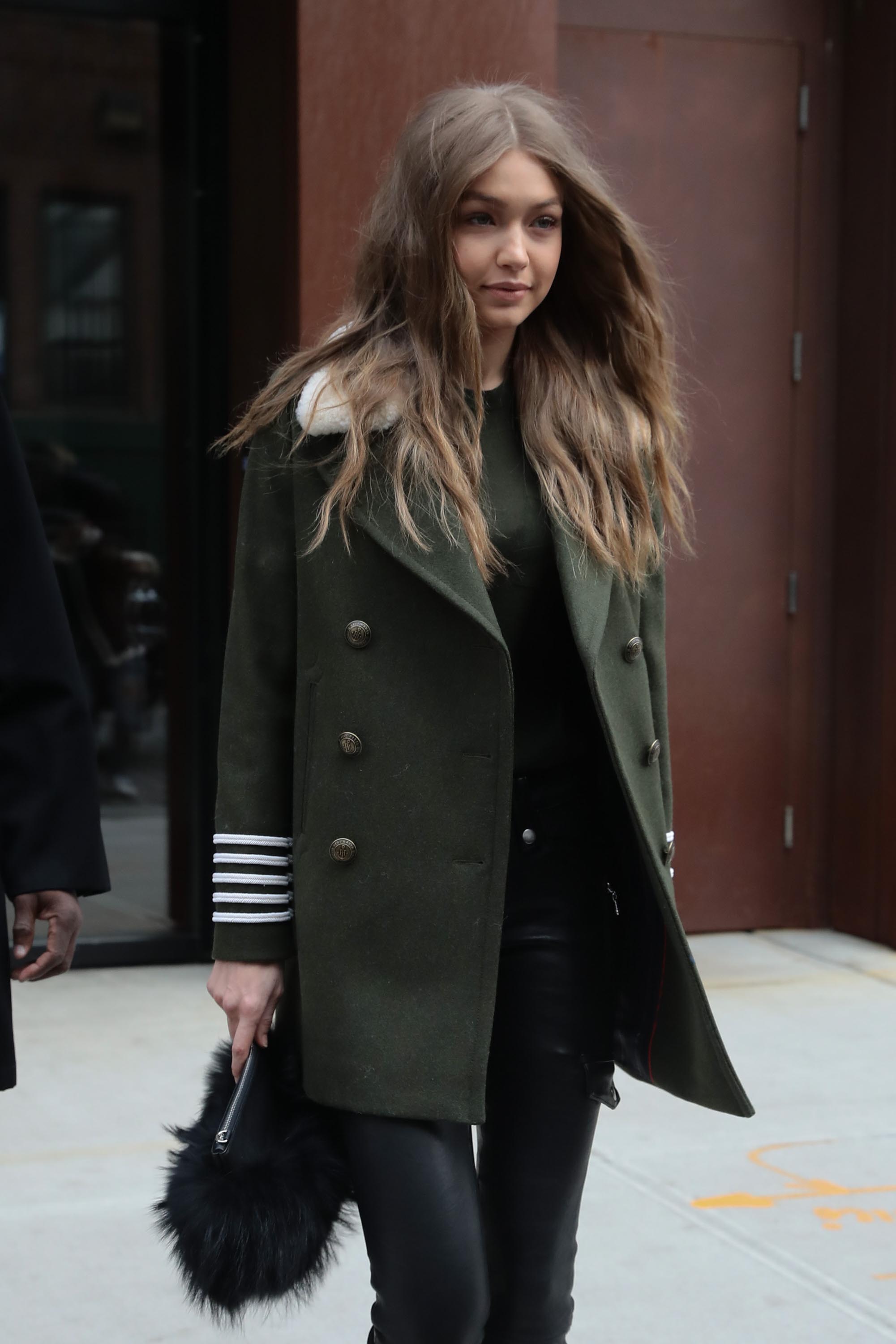 Gigi Hadid is seen in NYC