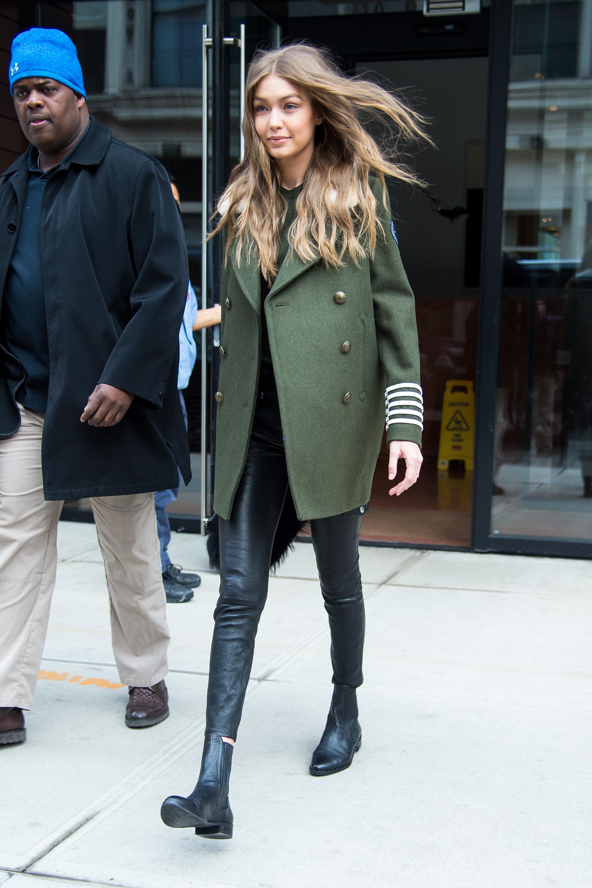 Gigi Hadid is seen in NYC