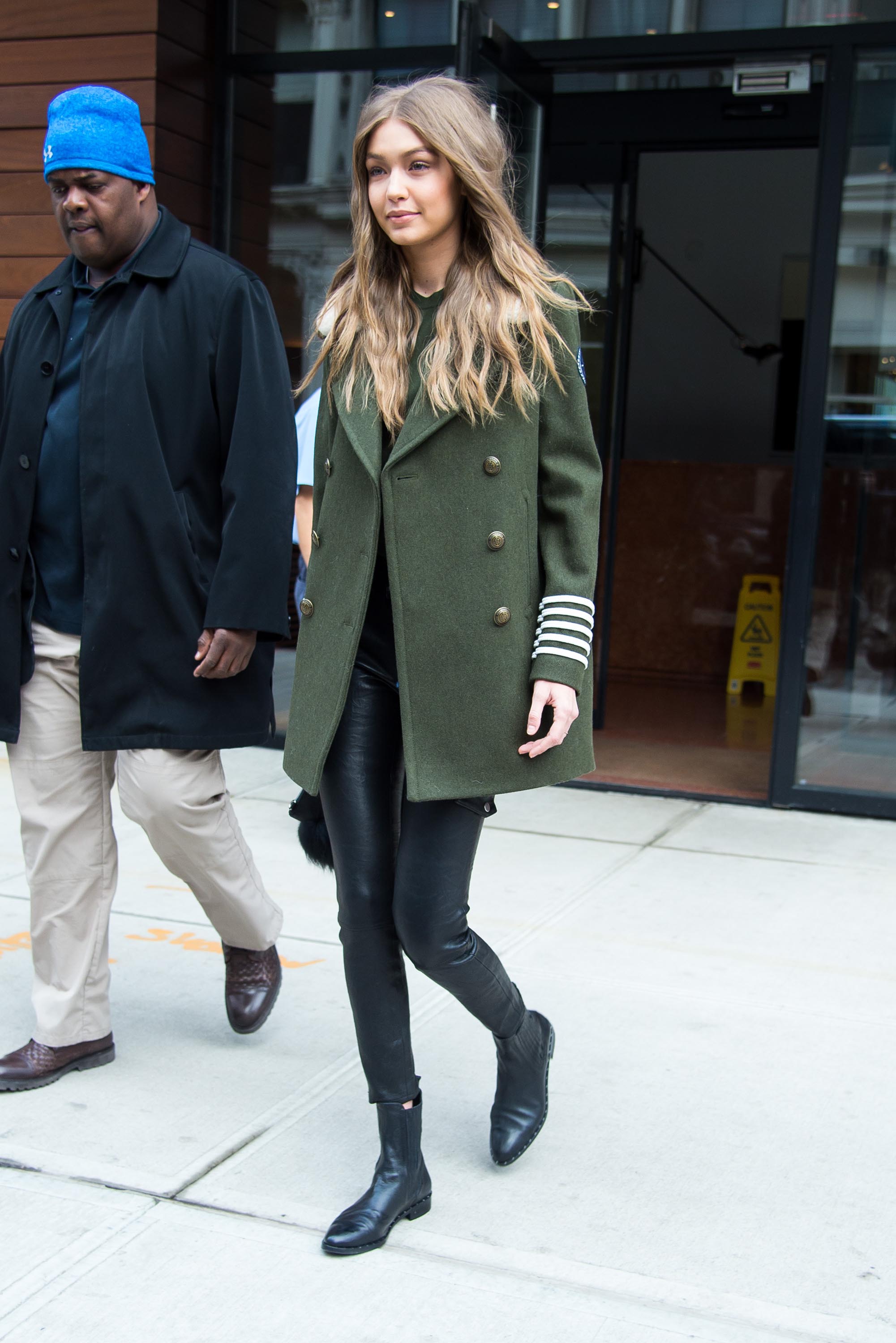 Gigi Hadid is seen in NYC