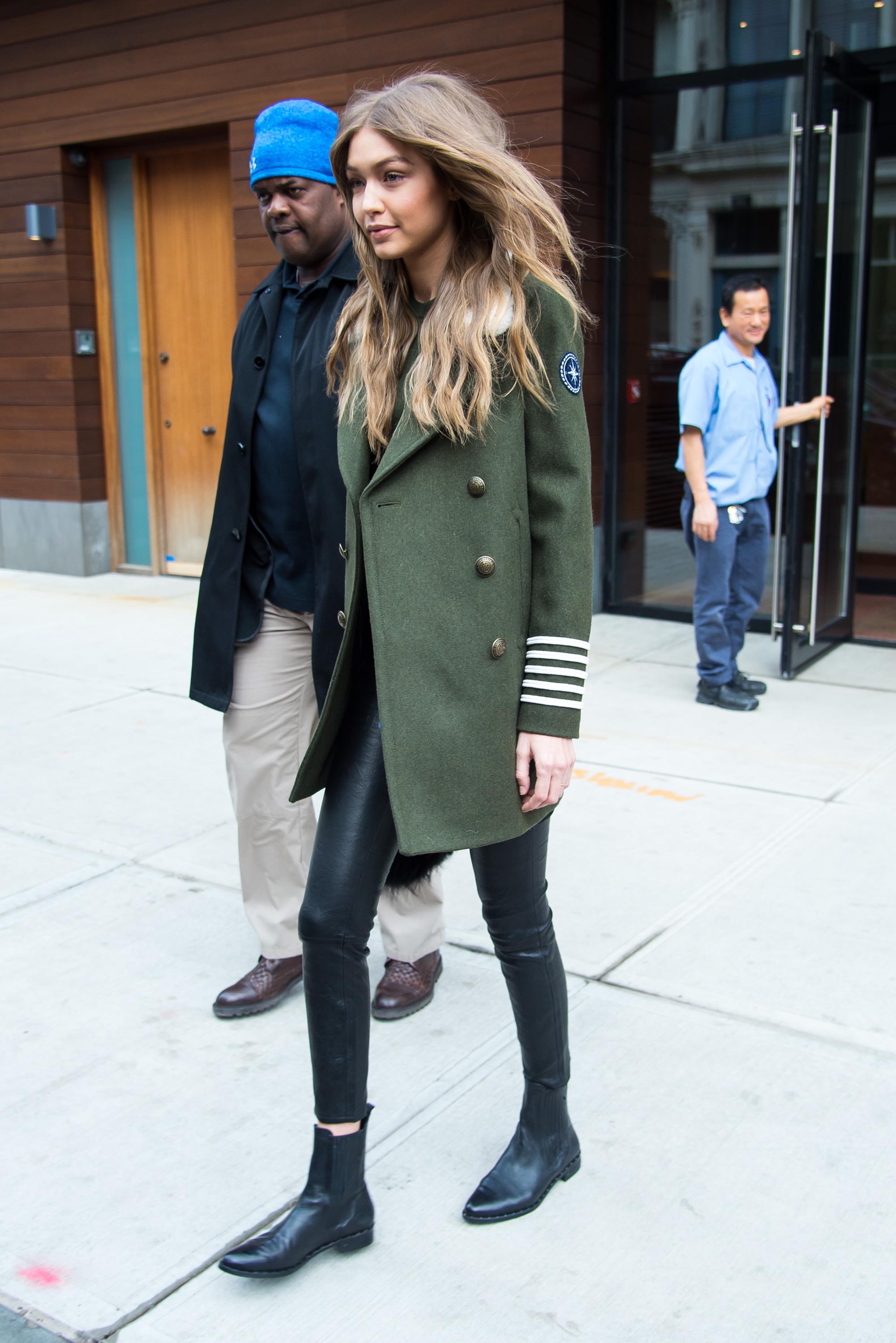 Gigi Hadid is seen in NYC