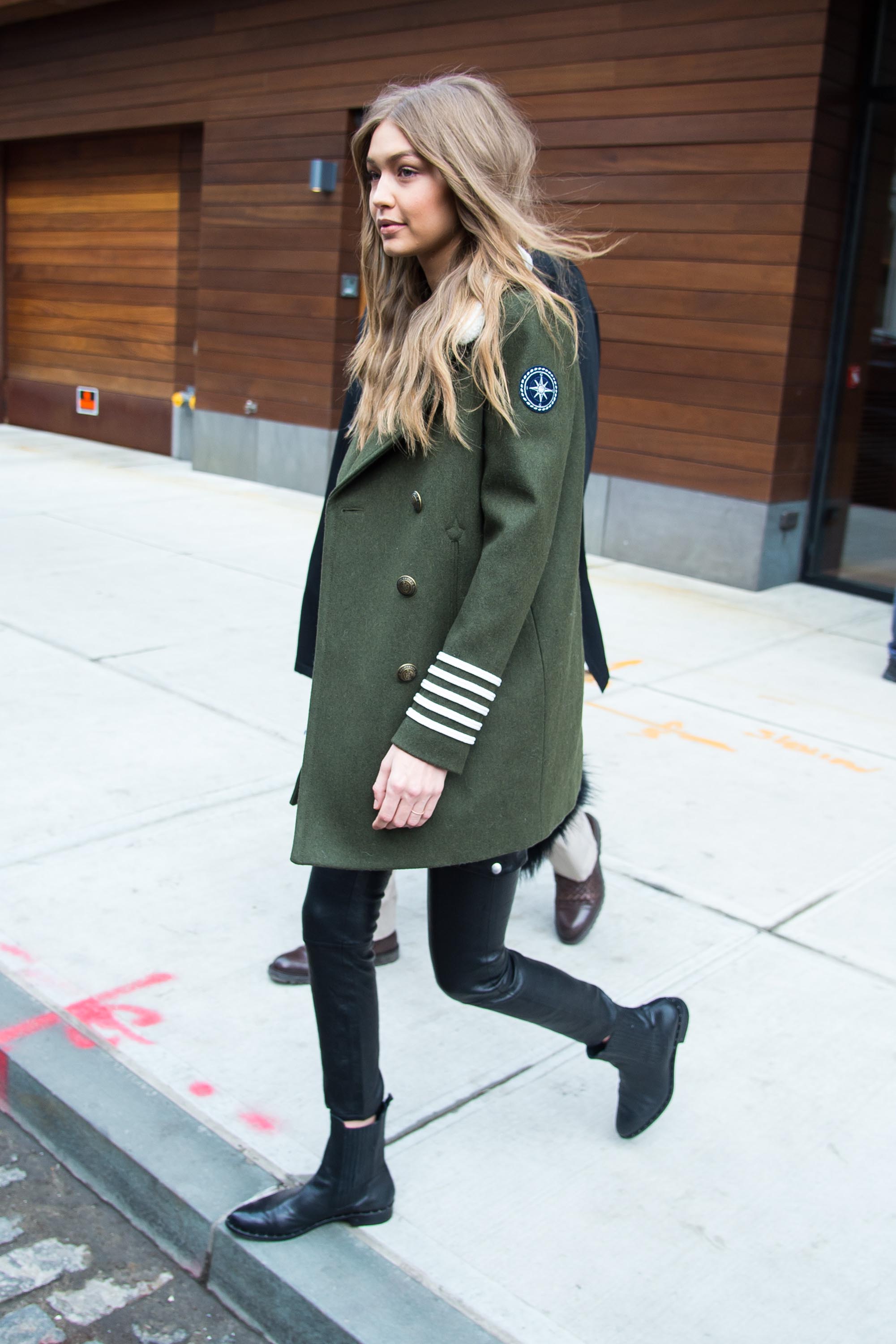 Gigi Hadid is seen in NYC