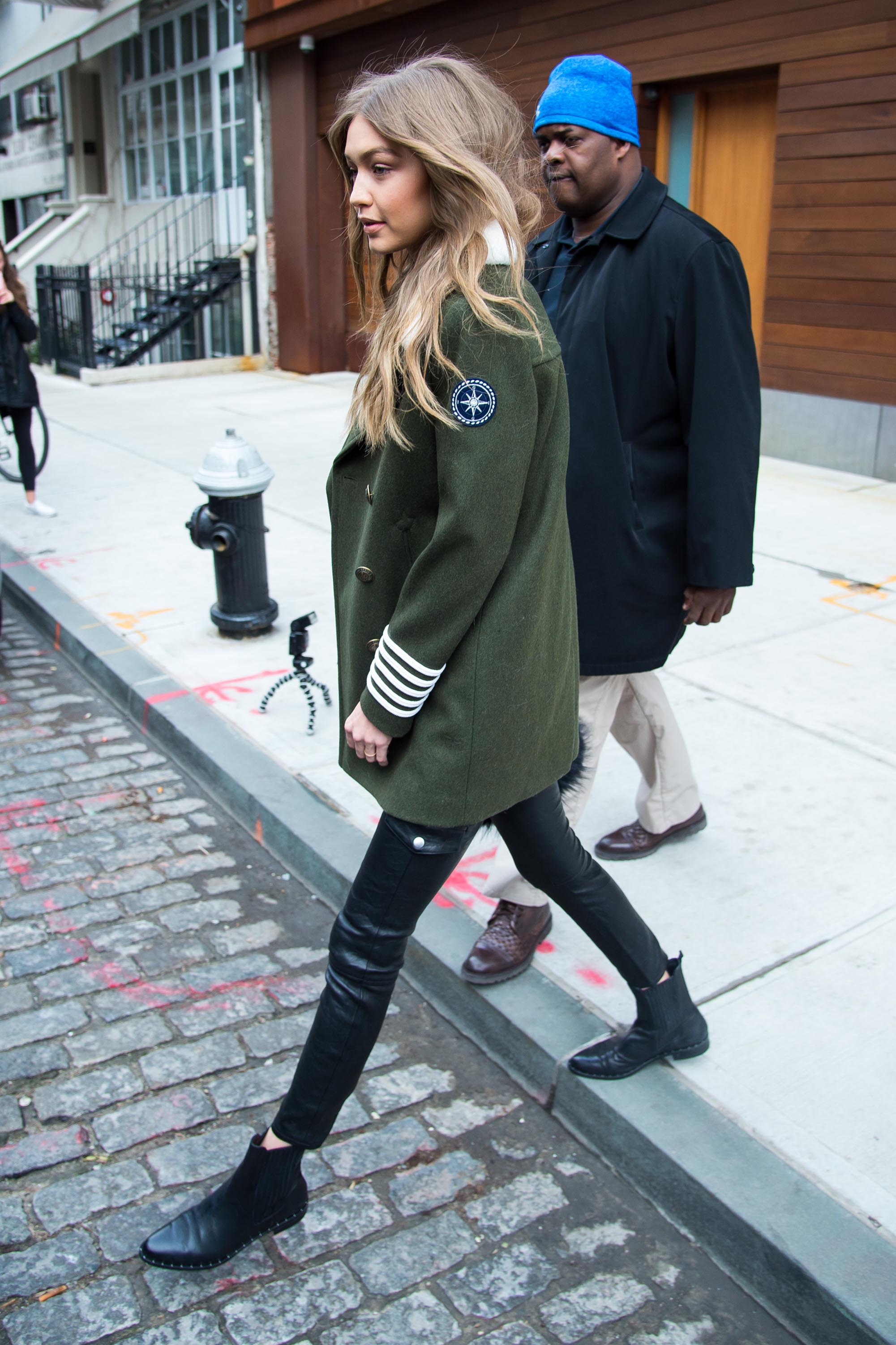 Gigi Hadid is seen in NYC