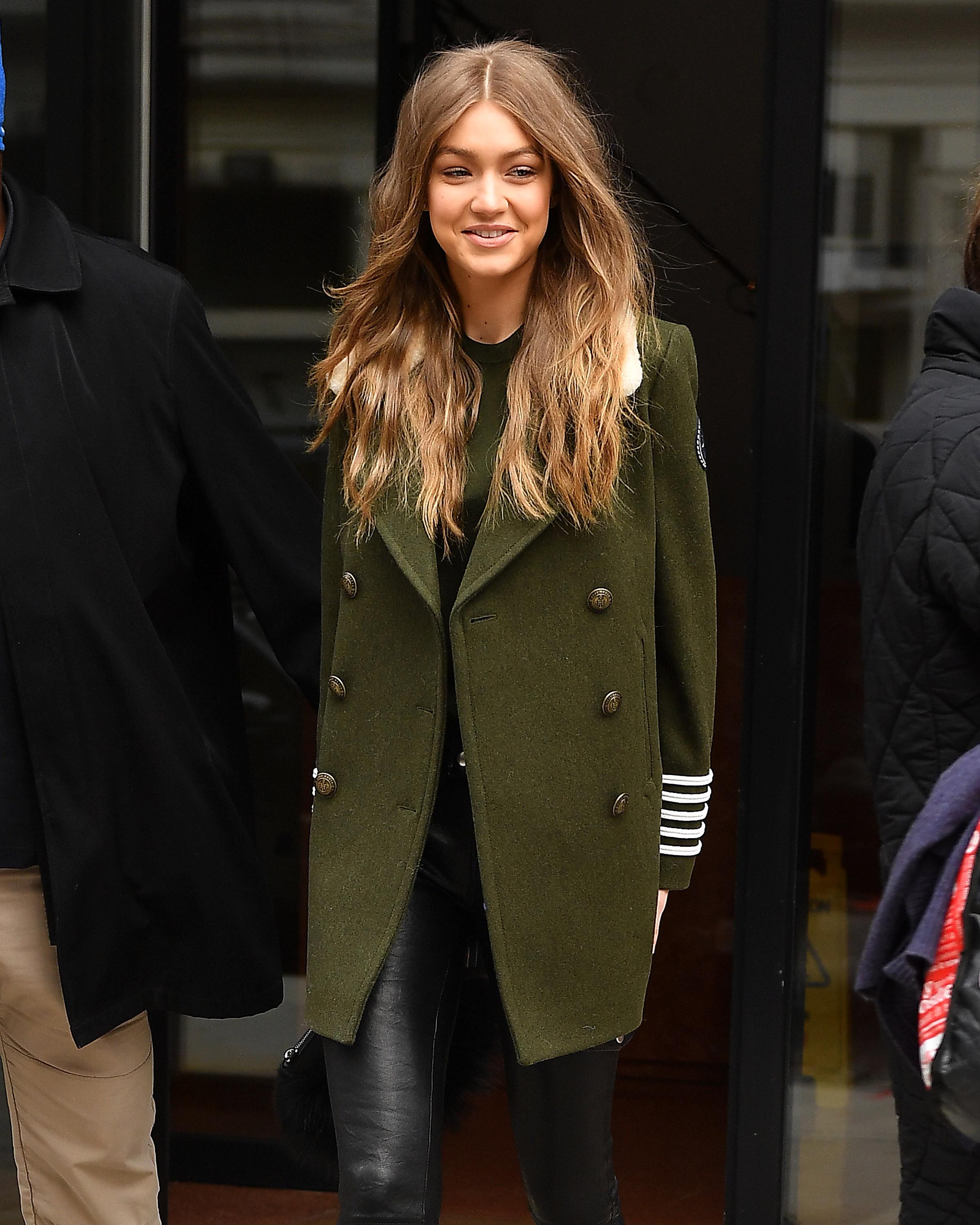 Gigi Hadid is seen in NYC