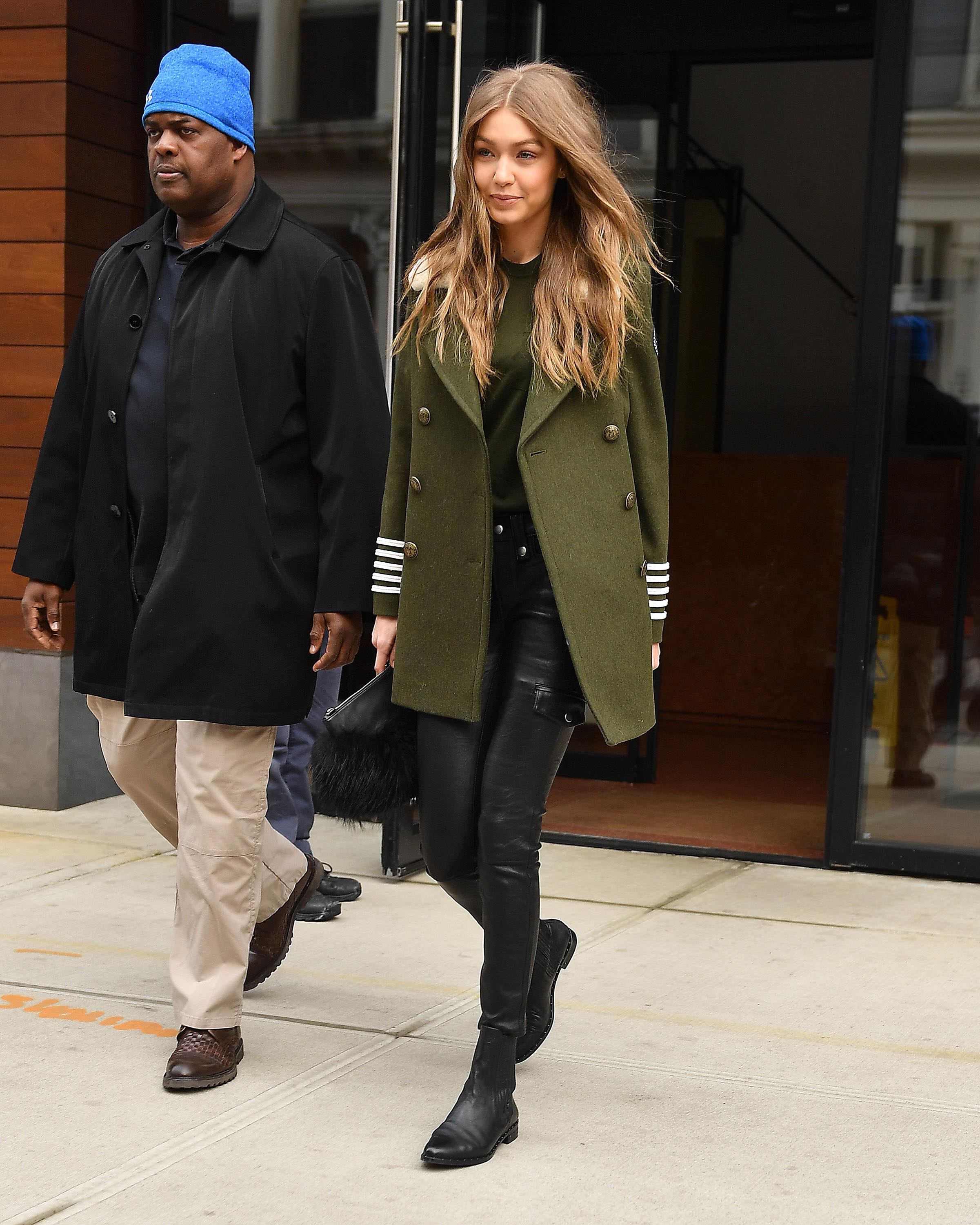 Gigi Hadid is seen in NYC