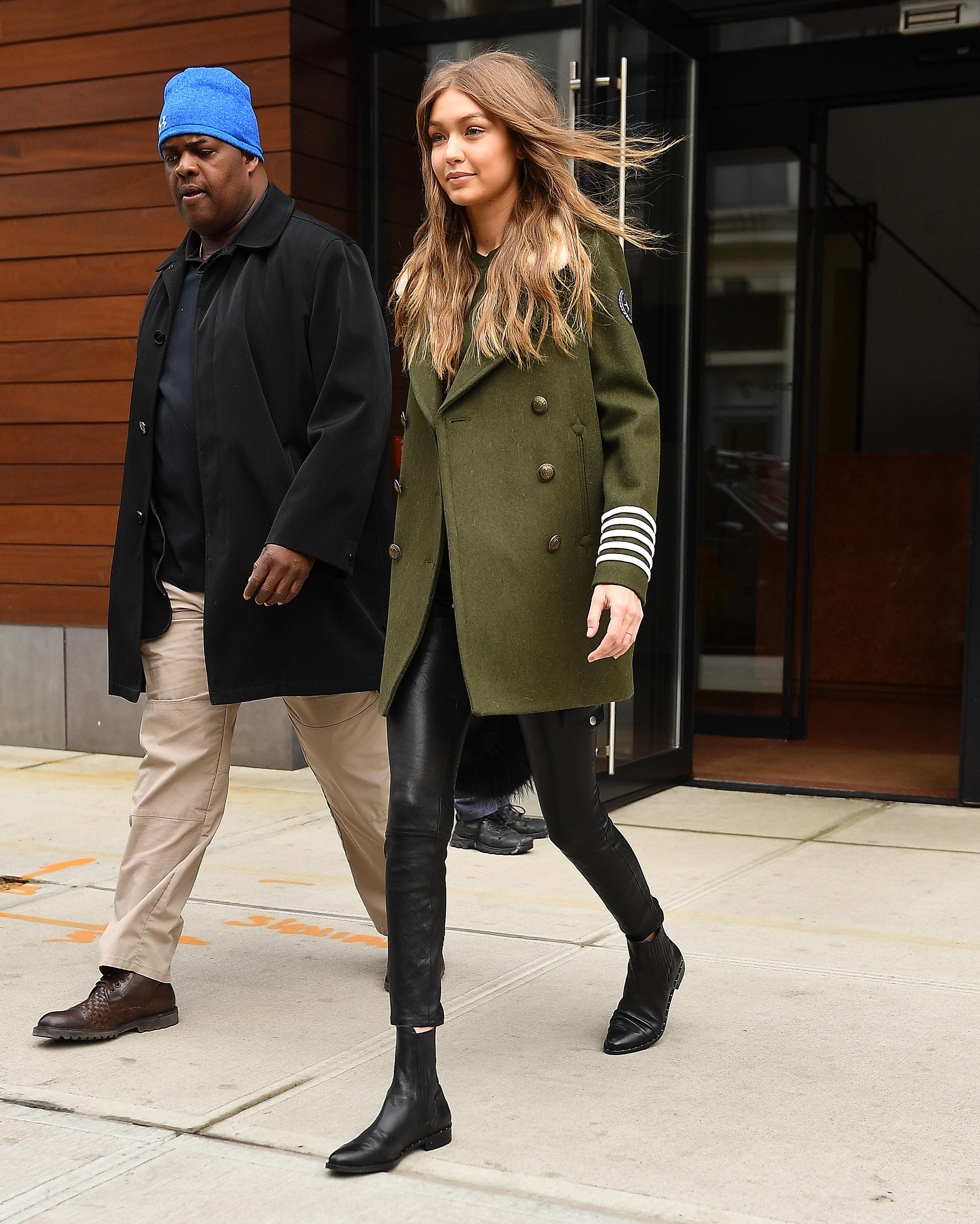 Gigi Hadid is seen in NYC