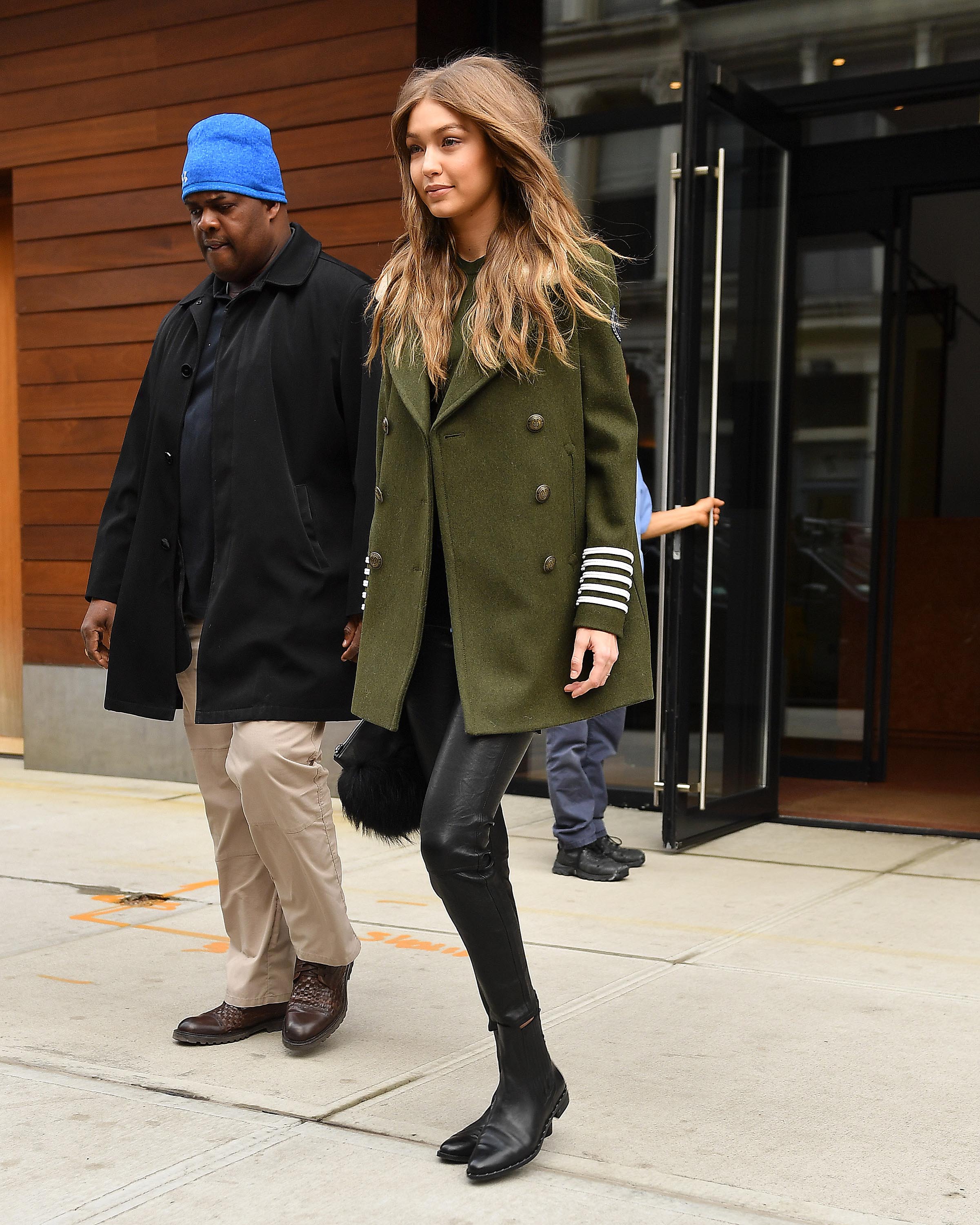 Gigi Hadid is seen in NYC