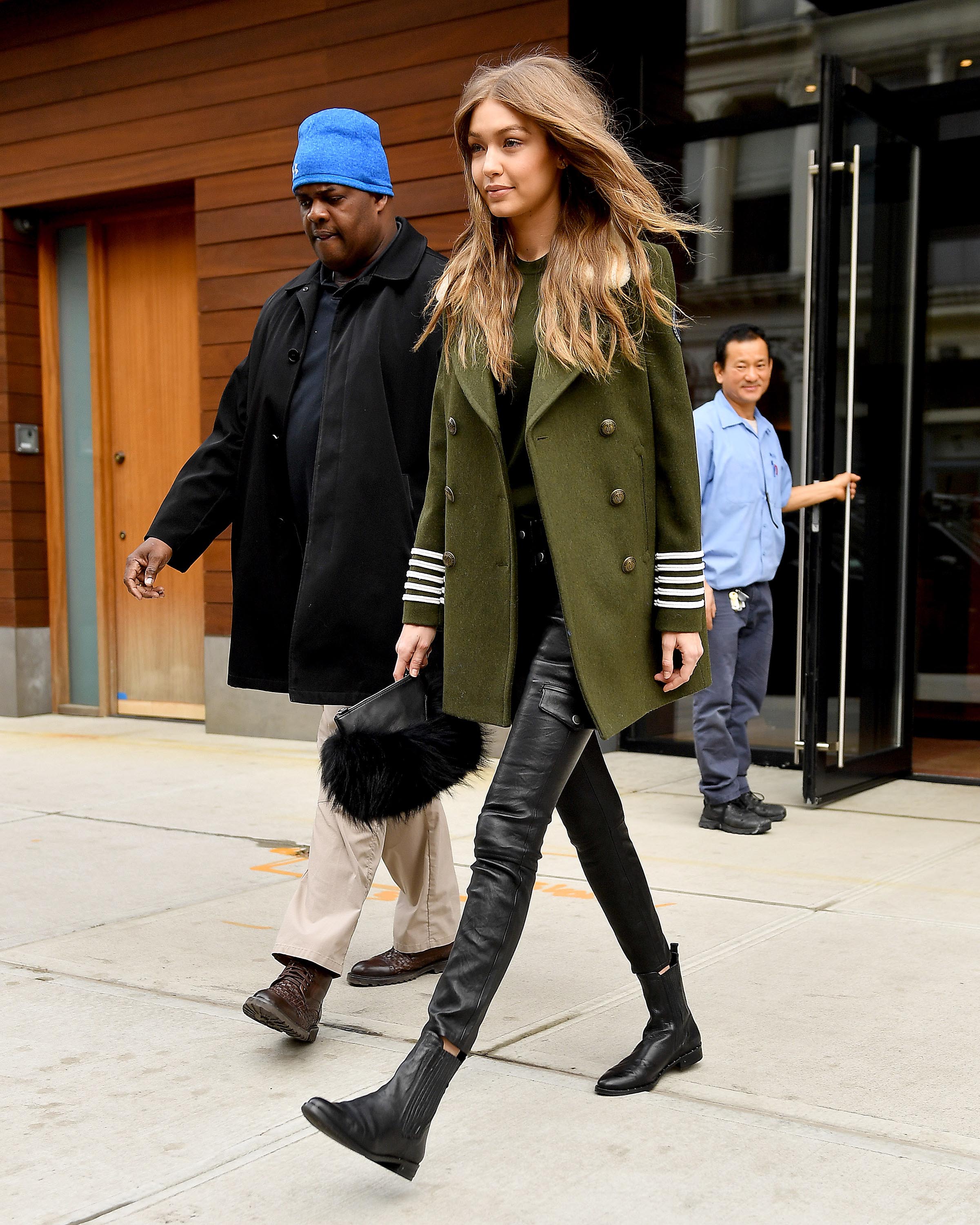 Gigi Hadid is seen in NYC