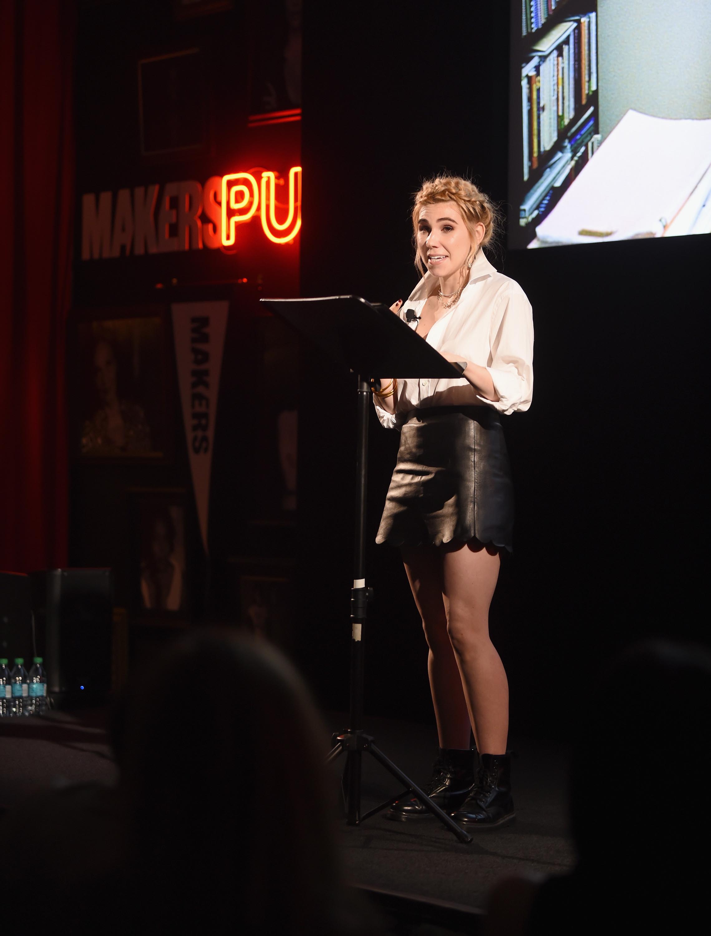 Zosia Mamet attends the 2017 MAKERS Conference Day 1