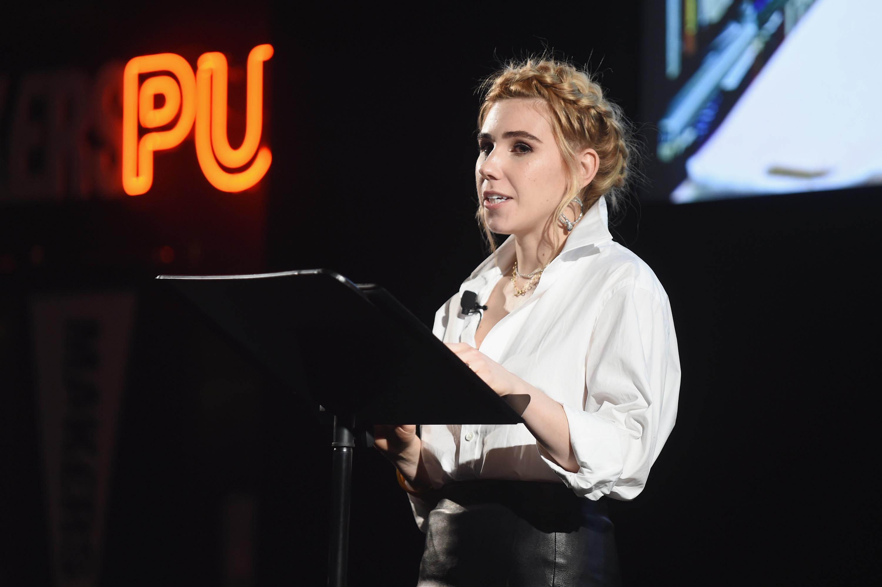 Zosia Mamet attends the 2017 MAKERS Conference Day 1