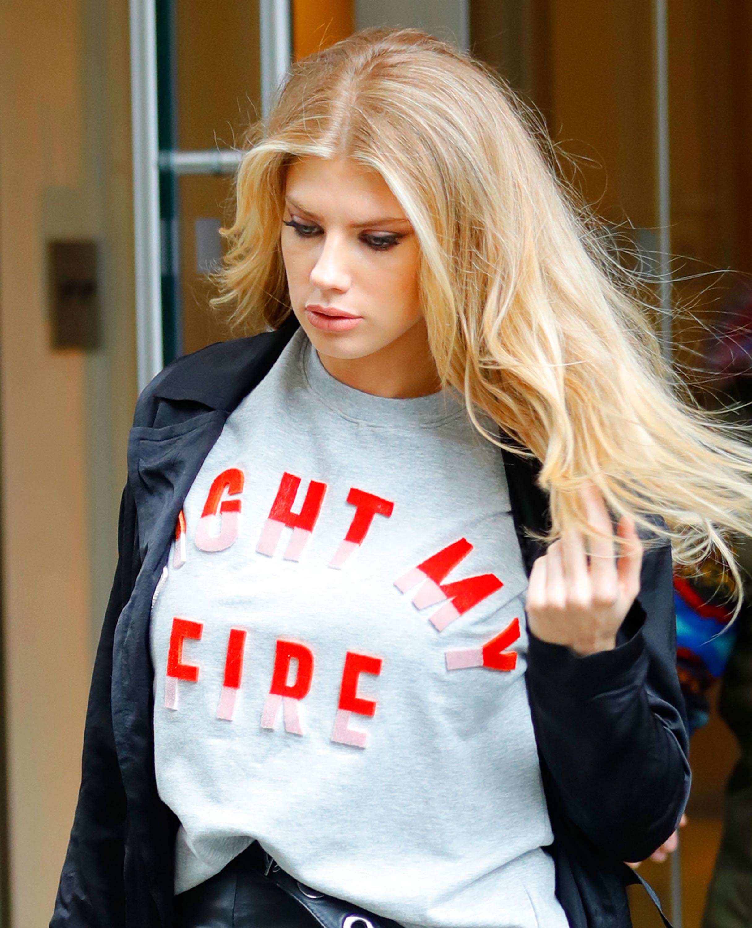 Charlotte McKinney out in NYC