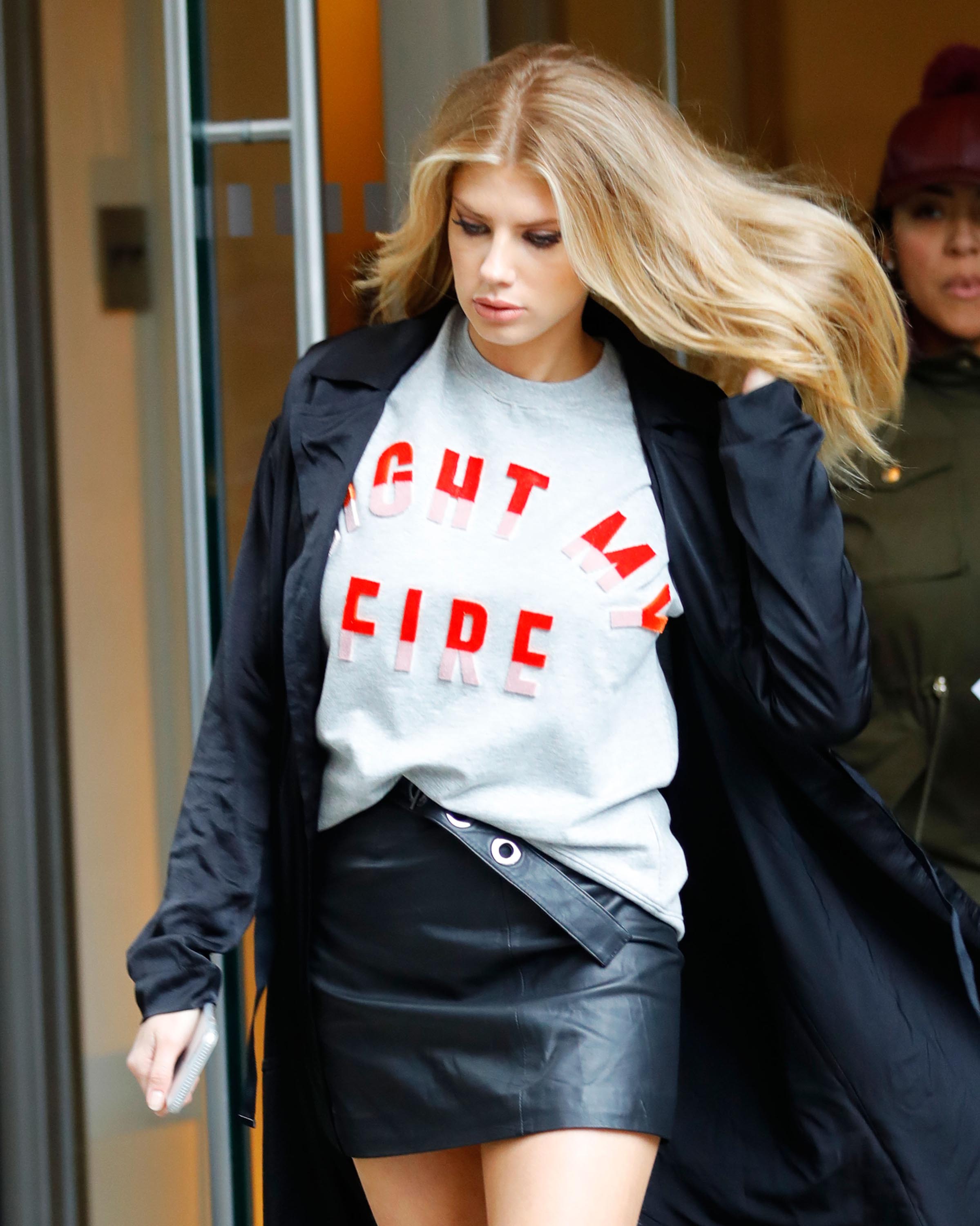 Charlotte McKinney out in NYC