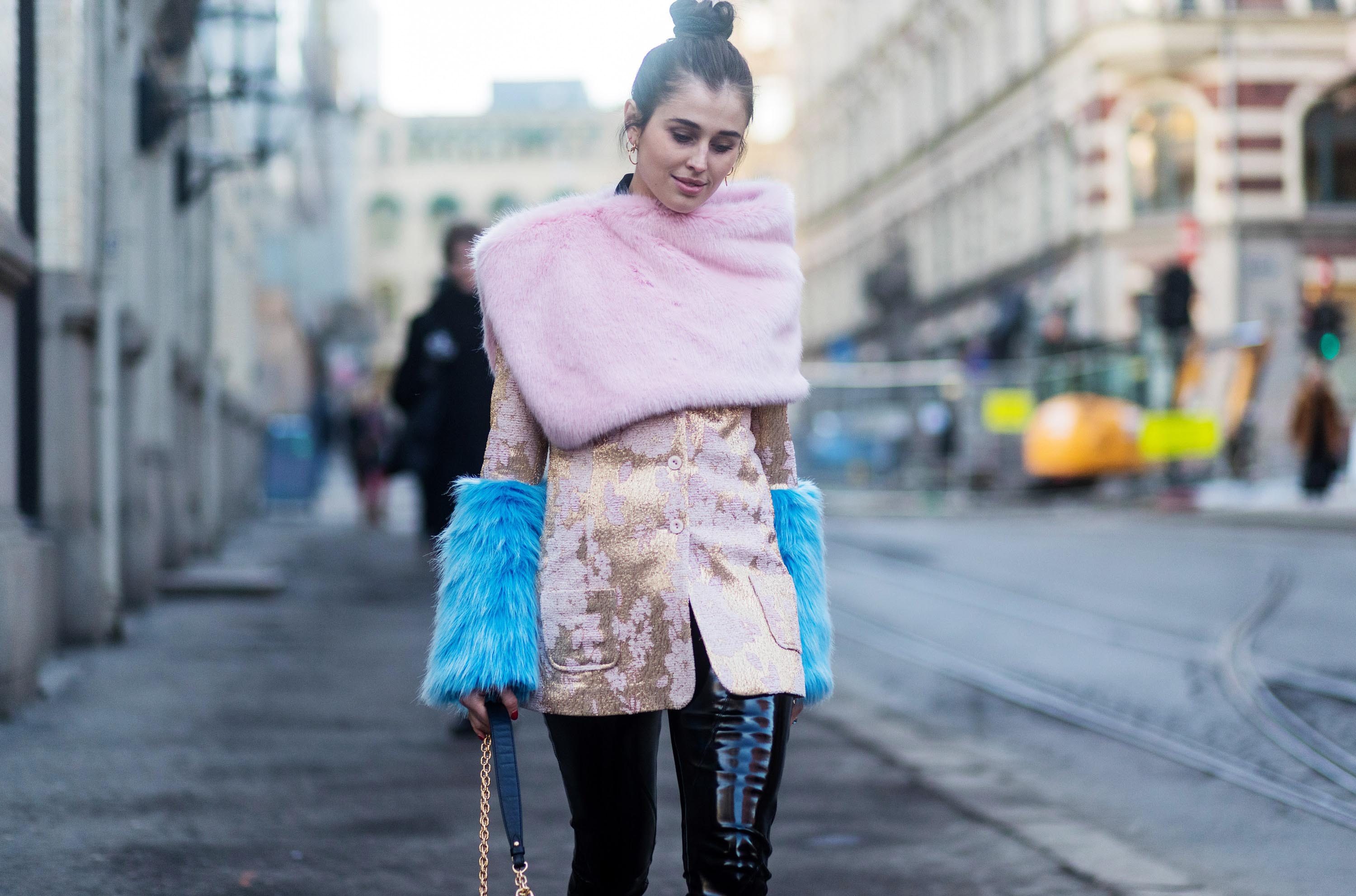 Darja Barannik street style in Oslo