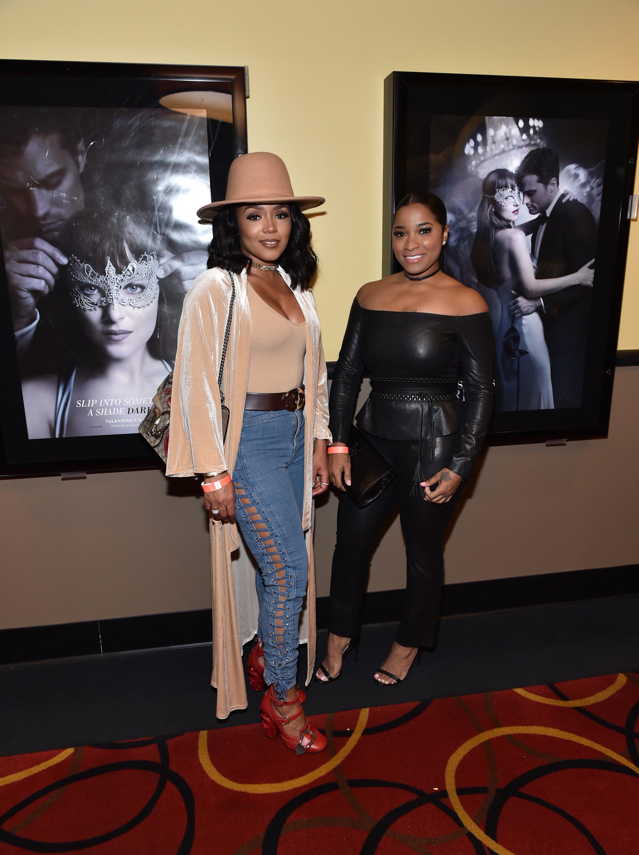 Toya Wright attends at FIFTY SHADES DARKER Atlanta Private Screening