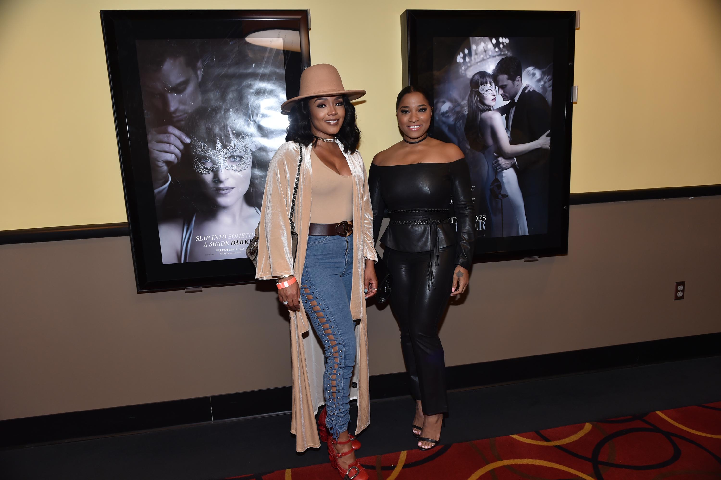 Toya Wright attends at FIFTY SHADES DARKER Atlanta Private Screening