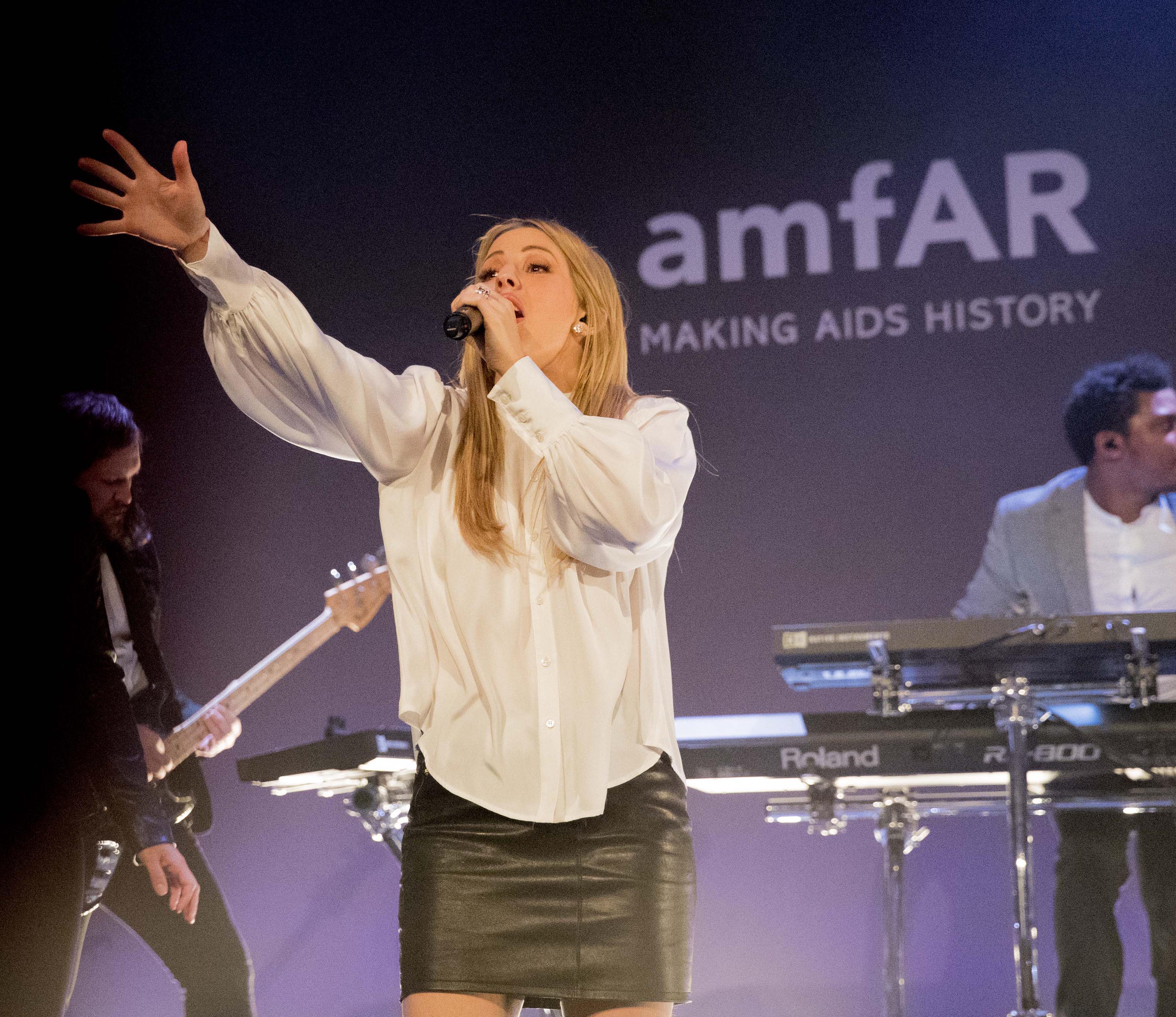 Ellie Goulding attends the 19th Annual amfAR New York Gala