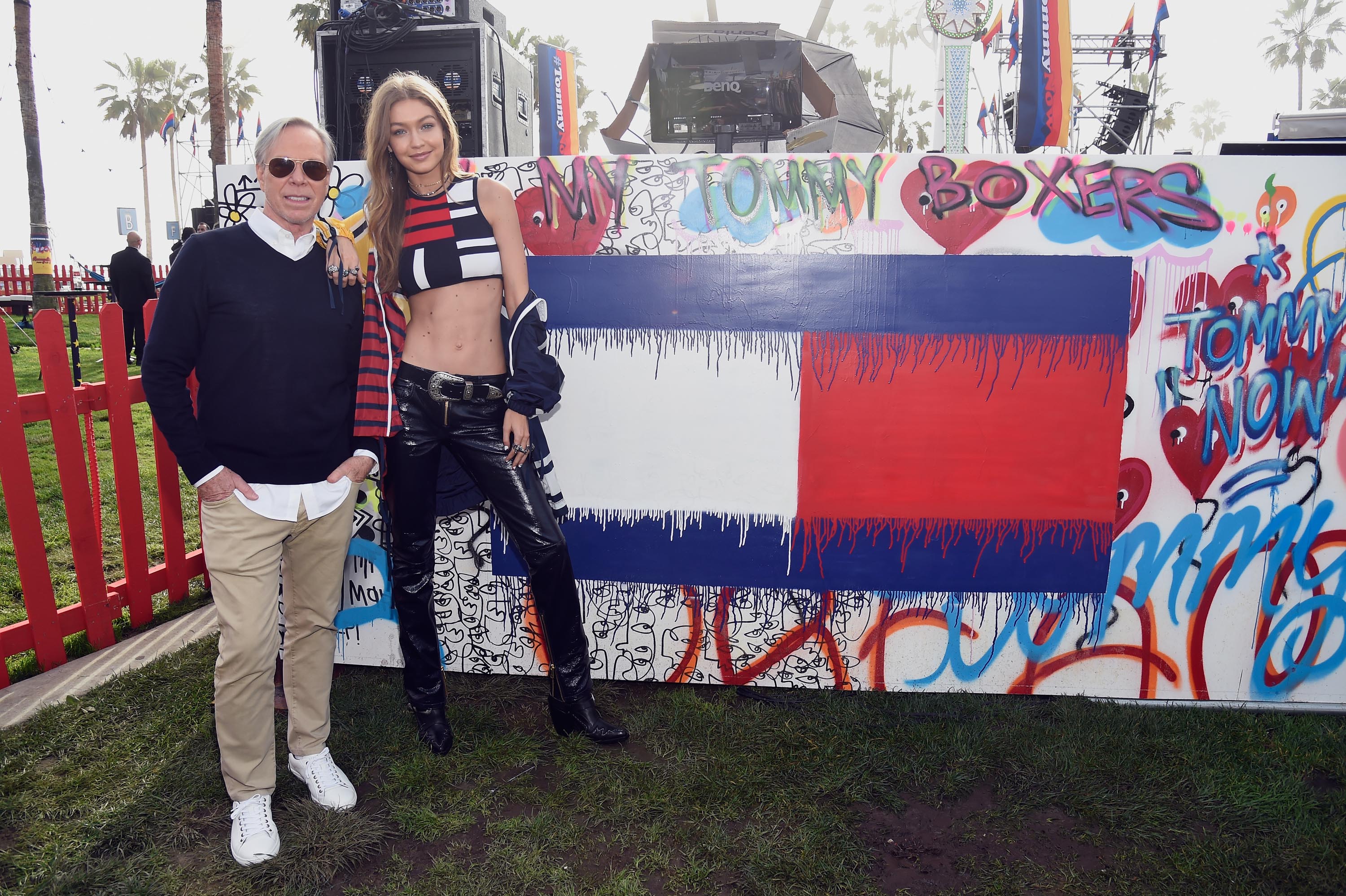 Gigi Hadid attends TommyLand Tommy Hilfiger Spring 2017 Fashion Show