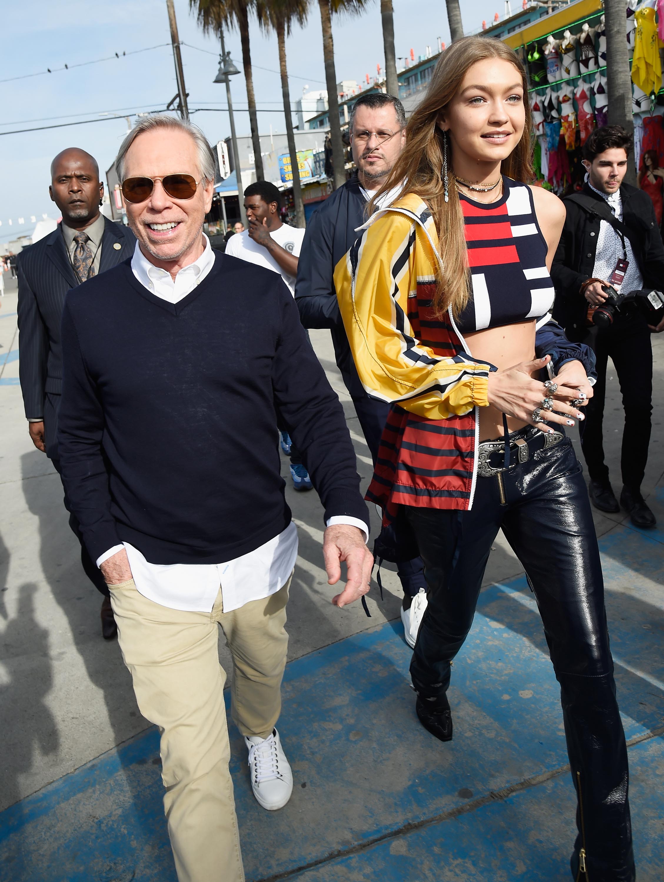 Gigi Hadid attends TommyLand Tommy Hilfiger Spring 2017 Fashion Show