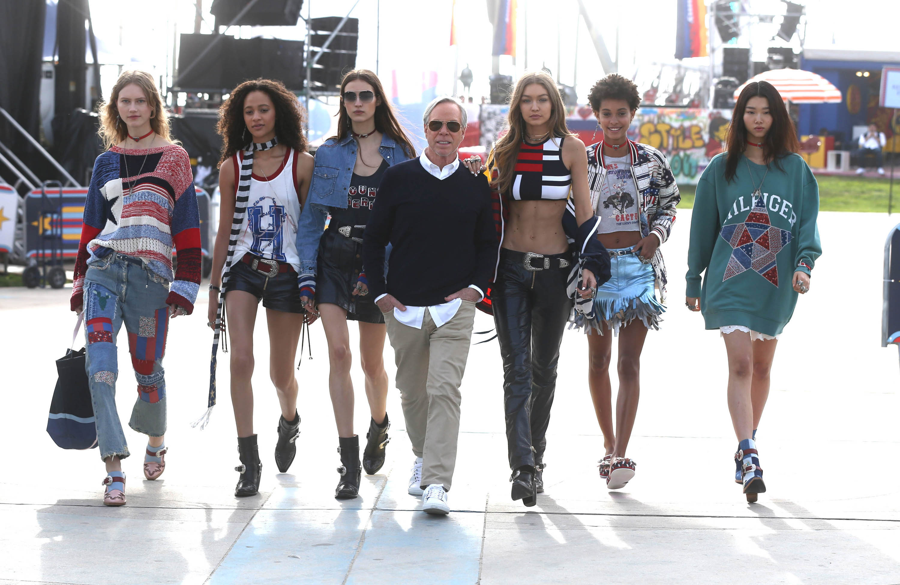 Gigi Hadid attends TommyLand Tommy Hilfiger Spring 2017 Fashion Show