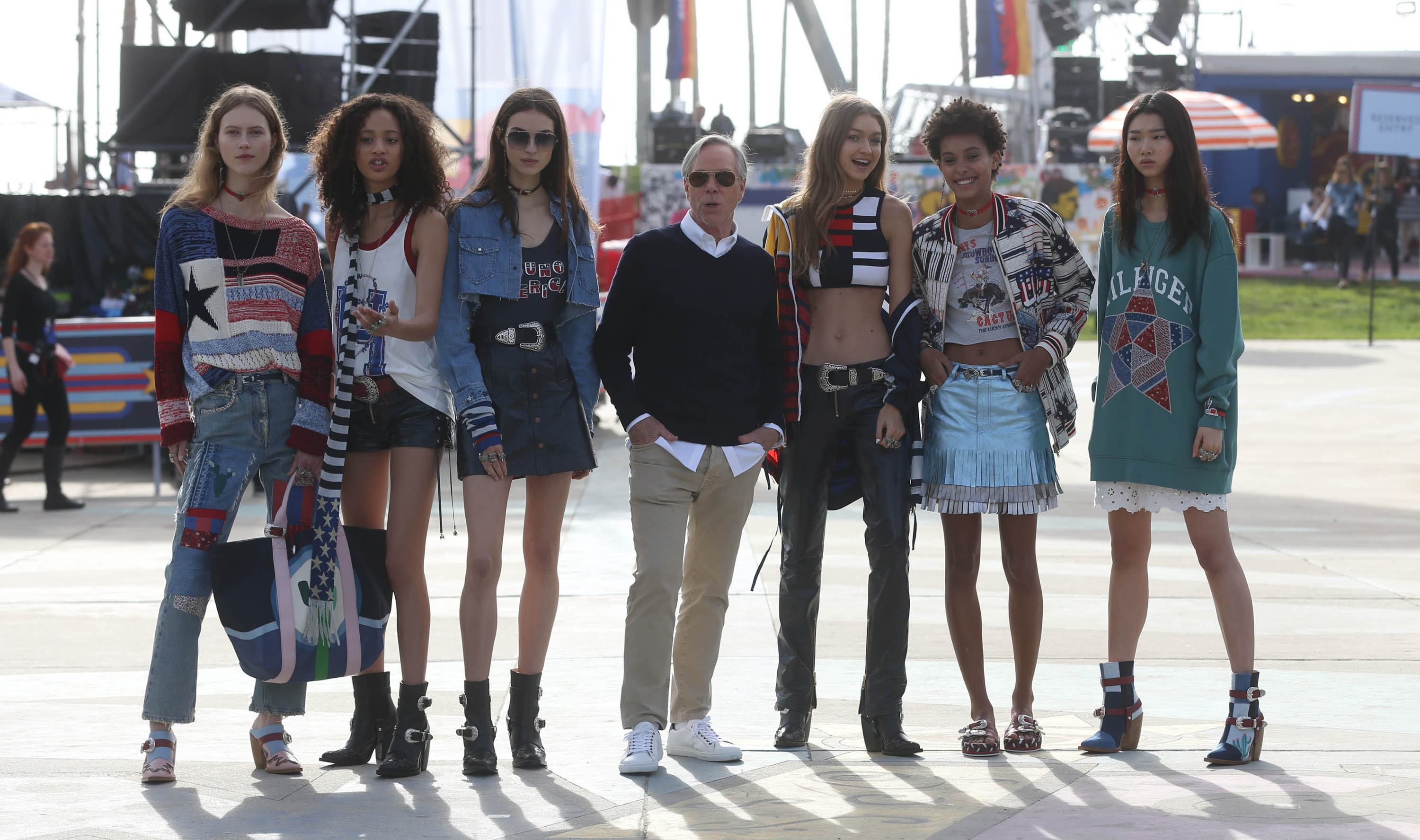 Gigi Hadid attends TommyLand Tommy Hilfiger Spring 2017 Fashion Show