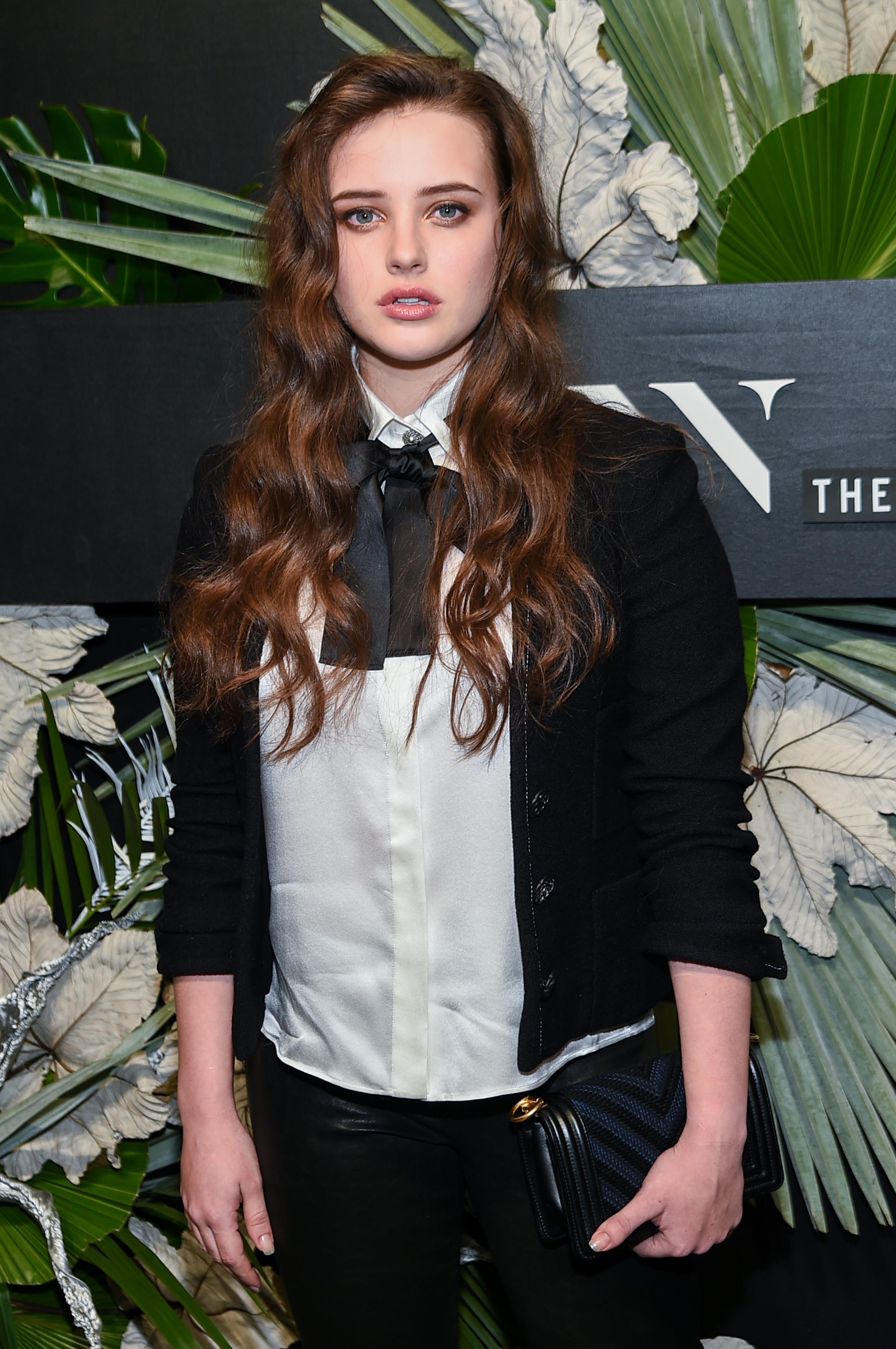 Katherine Langford attends E!, ELLE & IMG Fashion Week Kick-Off