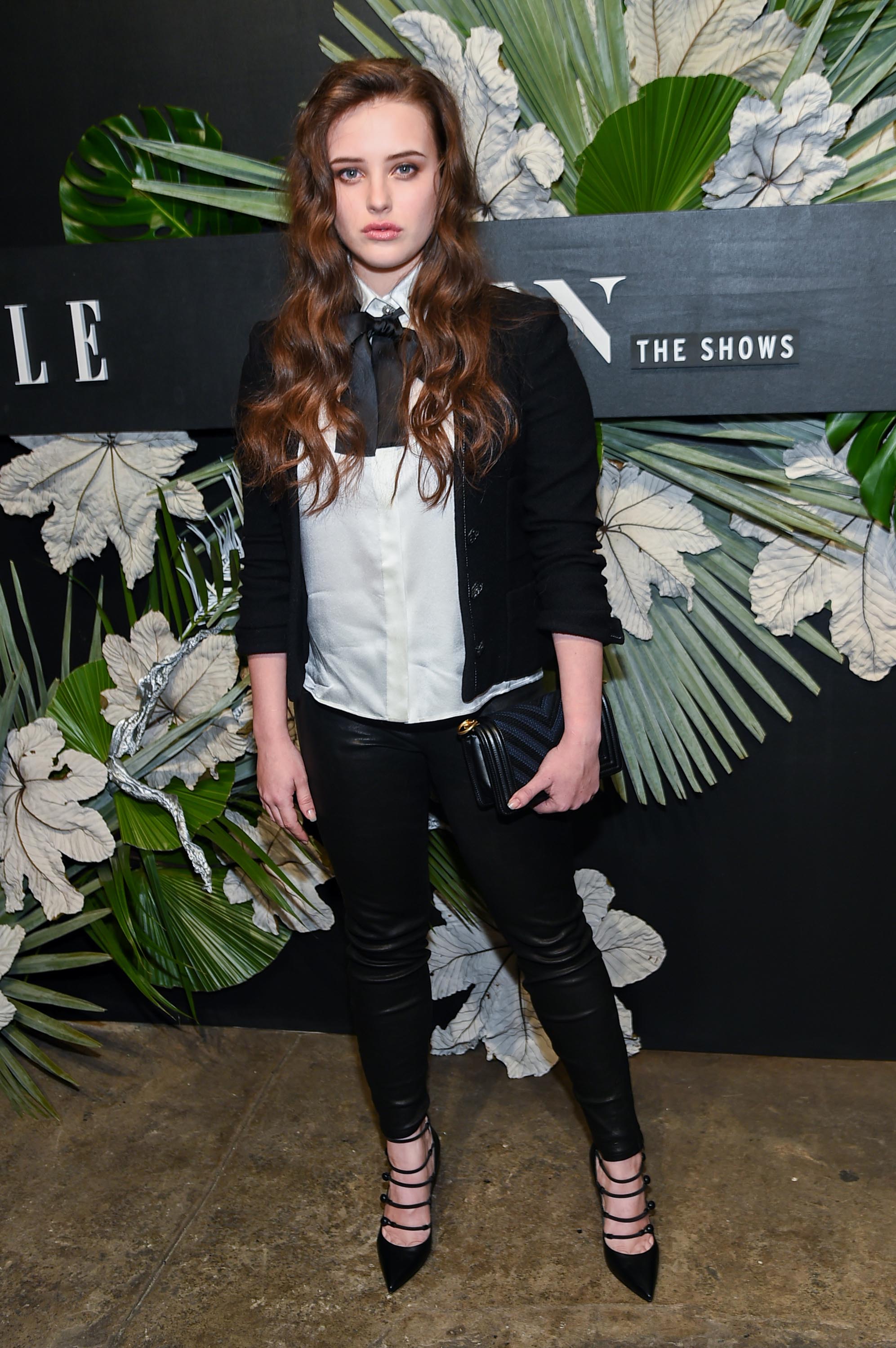 Katherine Langford attends E!, ELLE & IMG Fashion Week Kick-Off