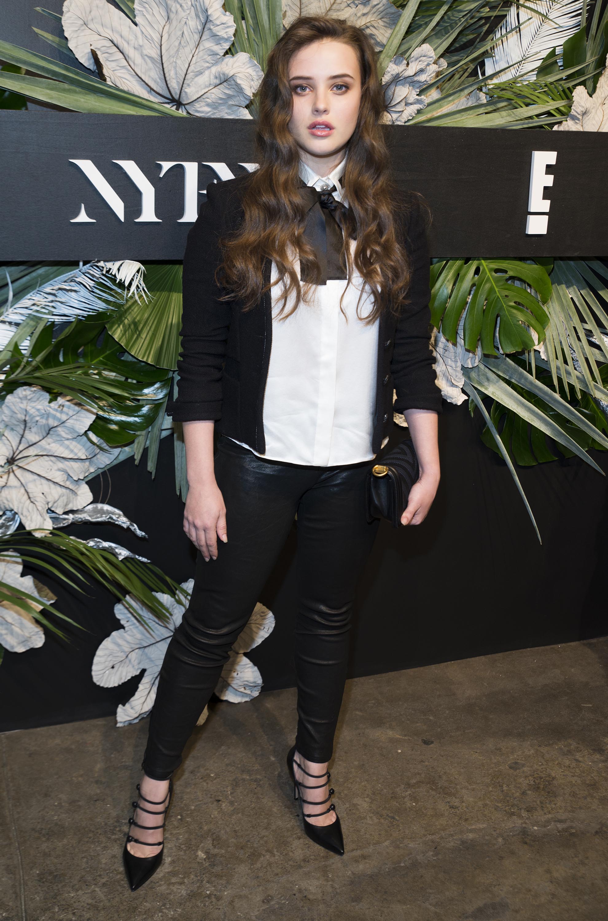 Katherine Langford attends E!, ELLE & IMG Fashion Week Kick-Off