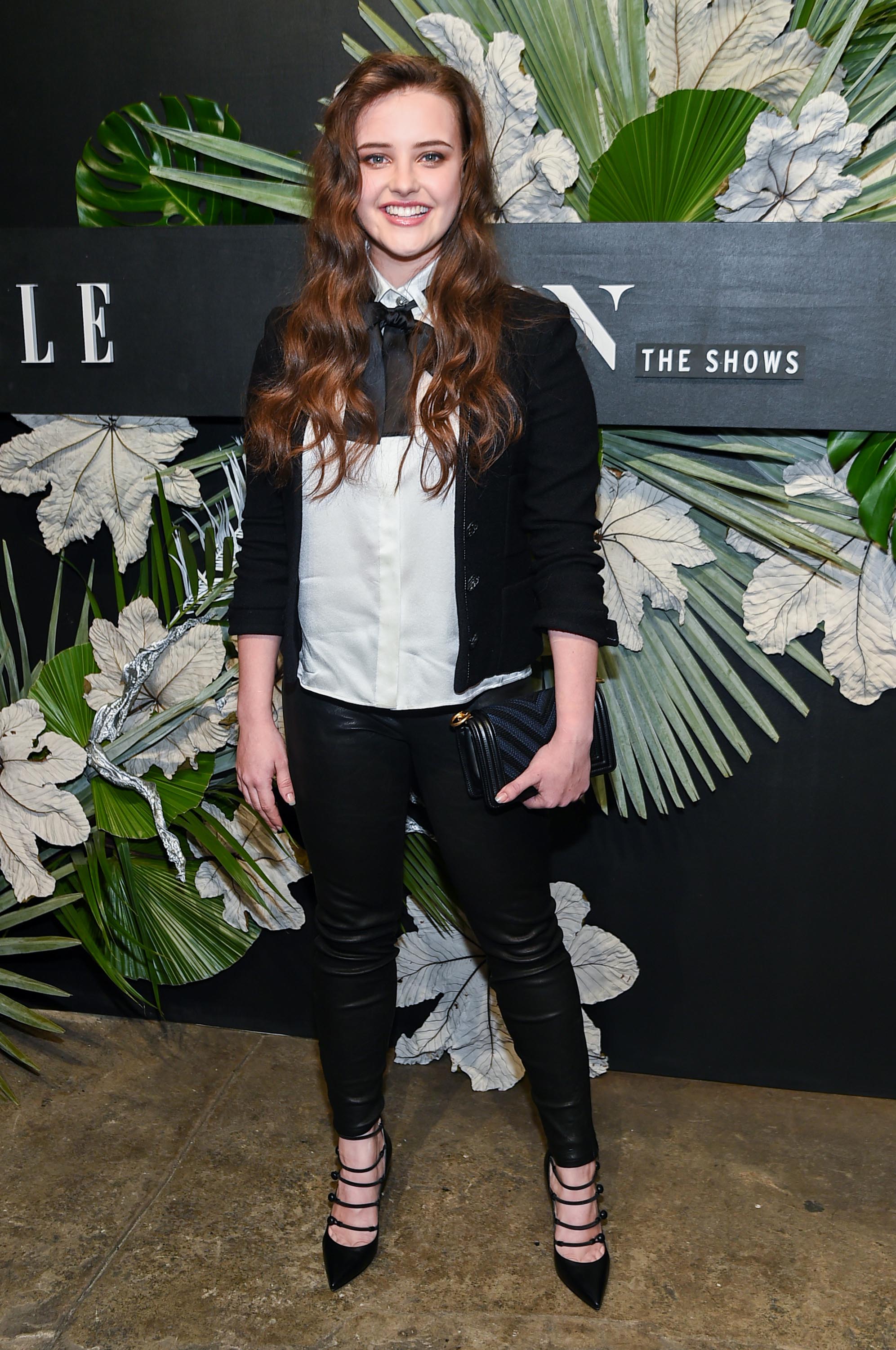 Katherine Langford attends E!, ELLE & IMG Fashion Week Kick-Off