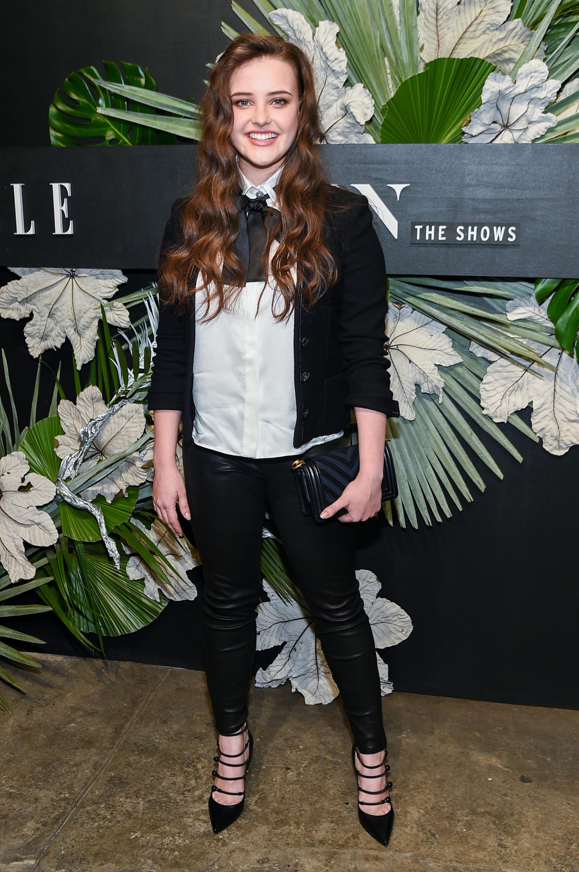 Katherine Langford attends E!, ELLE & IMG Fashion Week Kick-Off