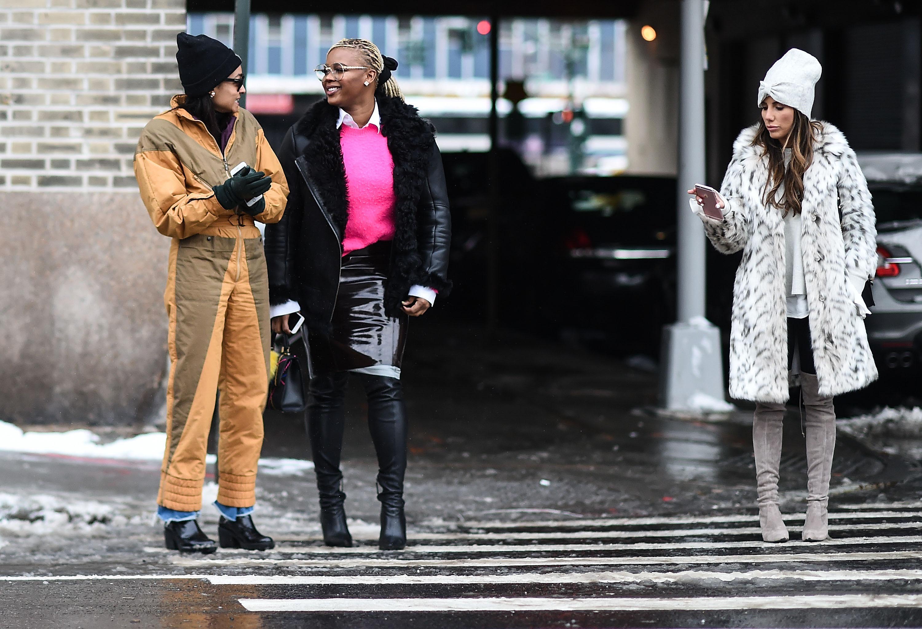 Street style at New York Fashion Week