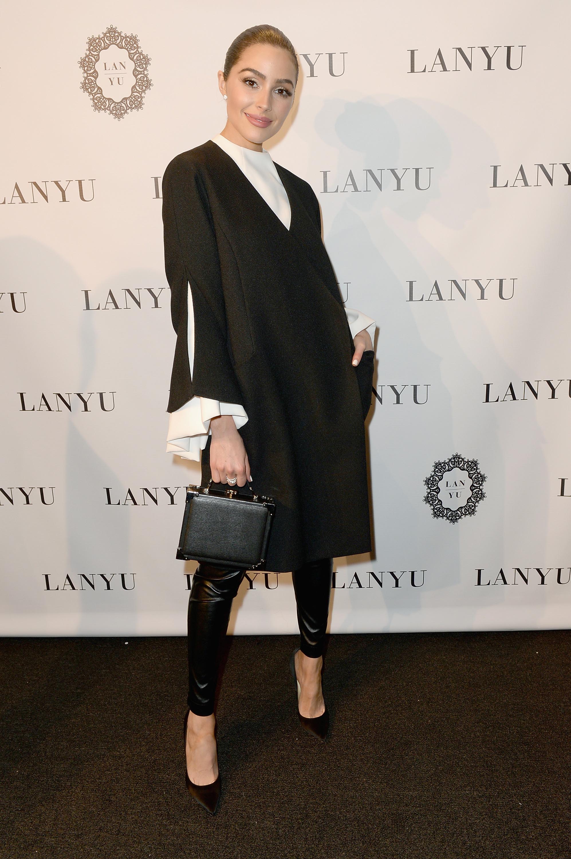 Olivia Culpo attends the Lanyu collection Front Row