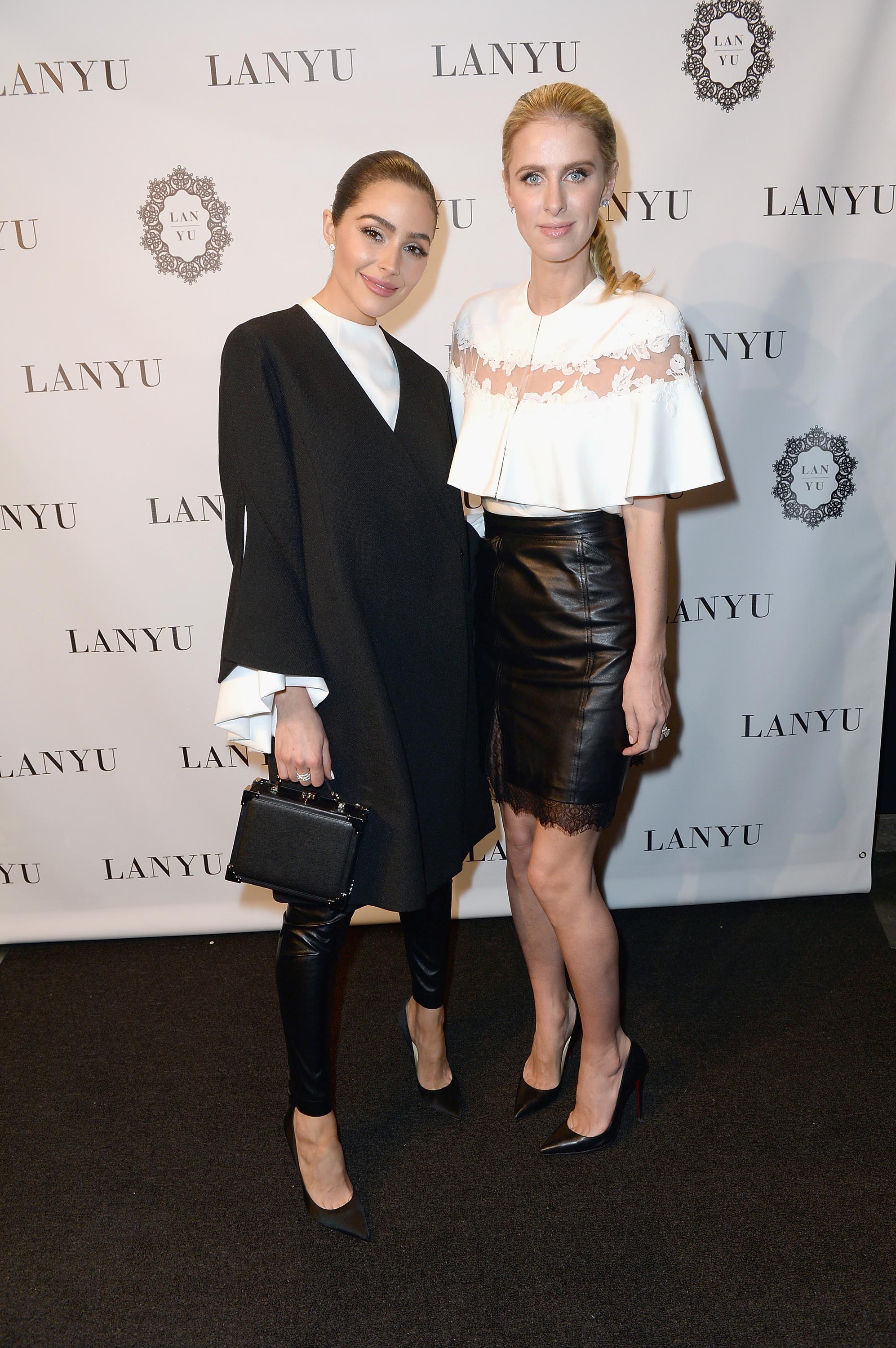 Olivia Culpo attends the Lanyu collection Front Row