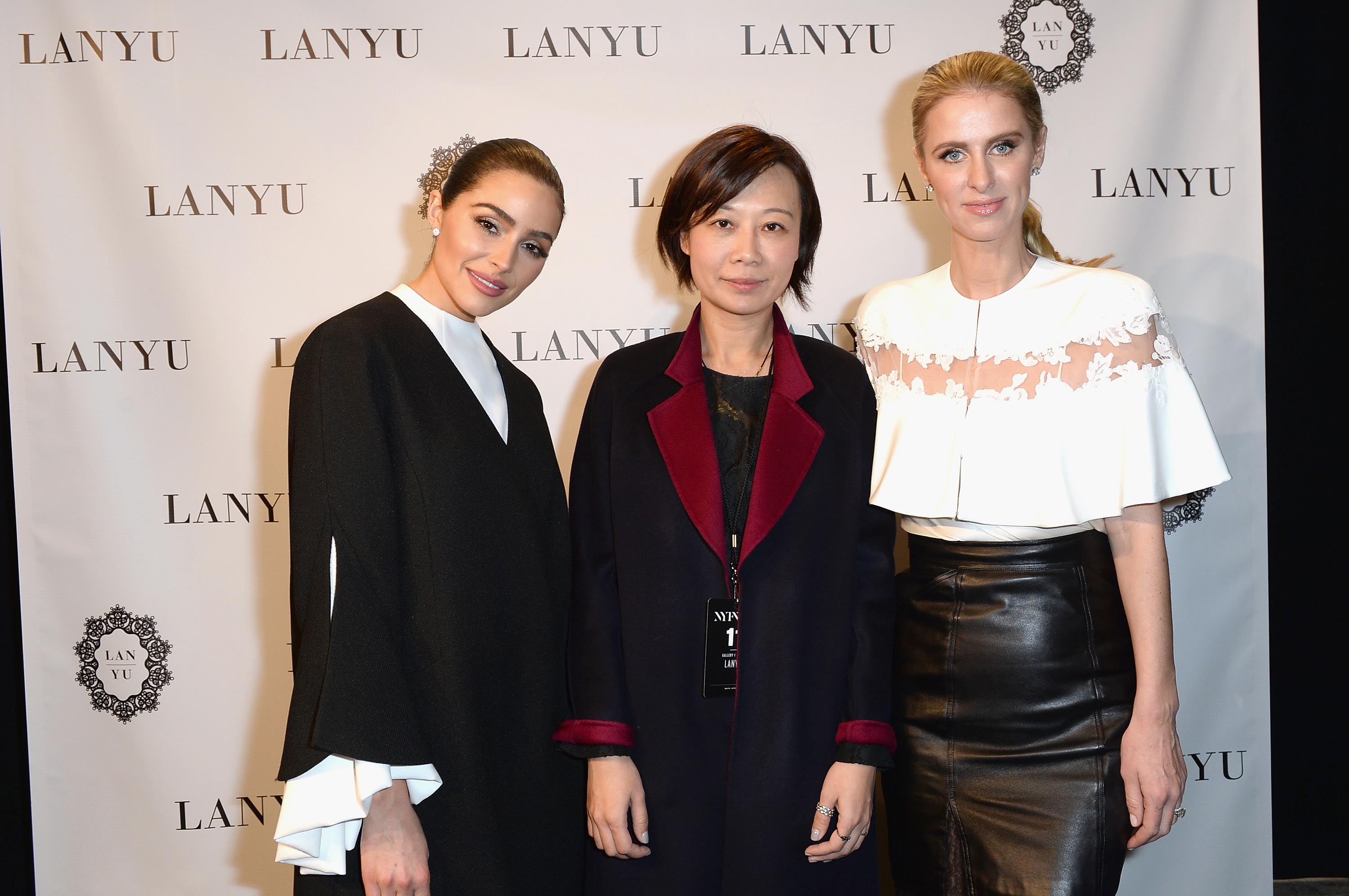 Nicky Hilton Rothschild attends the Lanyu collection Front Row