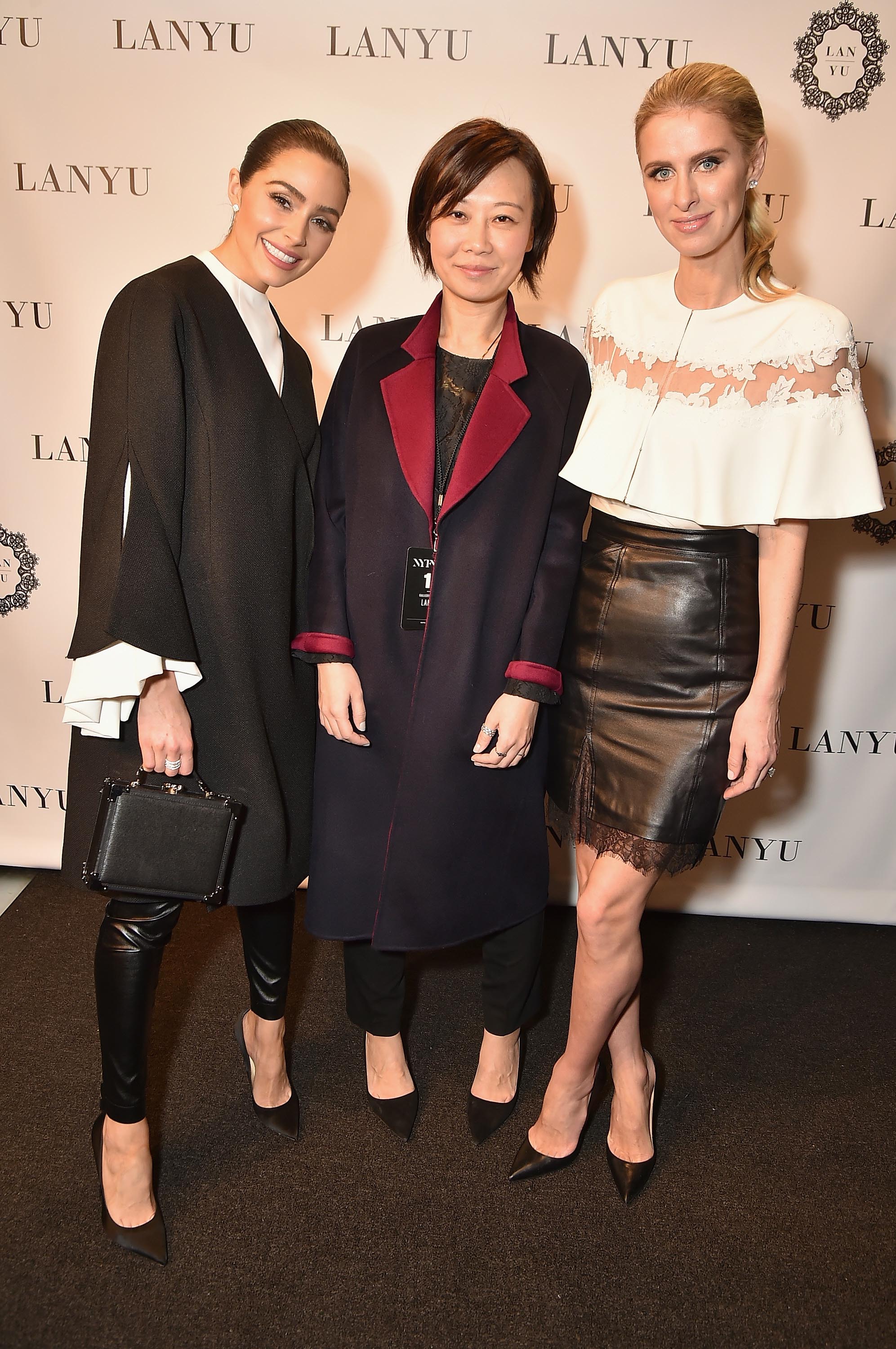 Nicky Hilton Rothschild attends the Lanyu collection Front Row