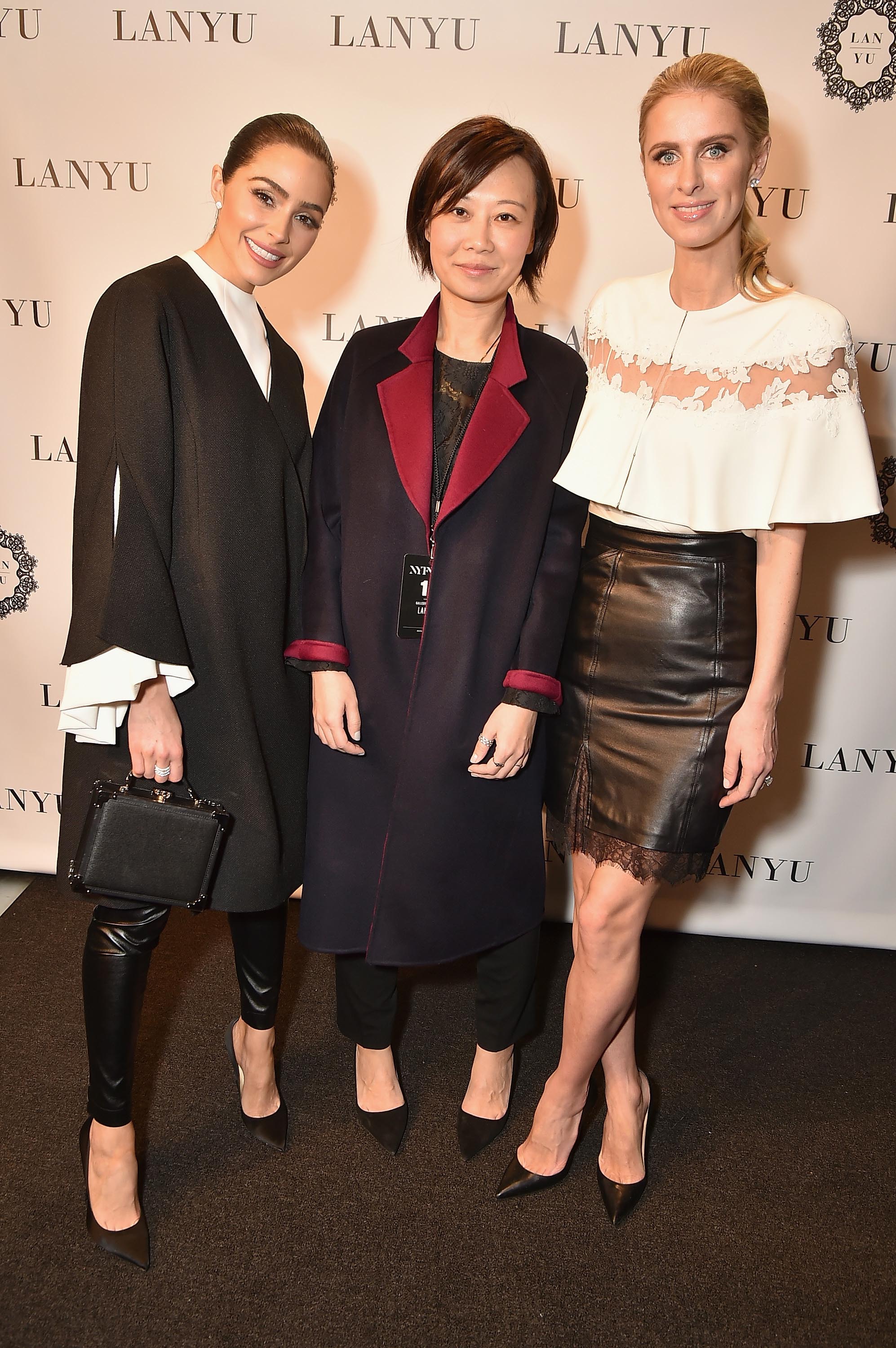 Nicky Hilton Rothschild attends the Lanyu collection Front Row