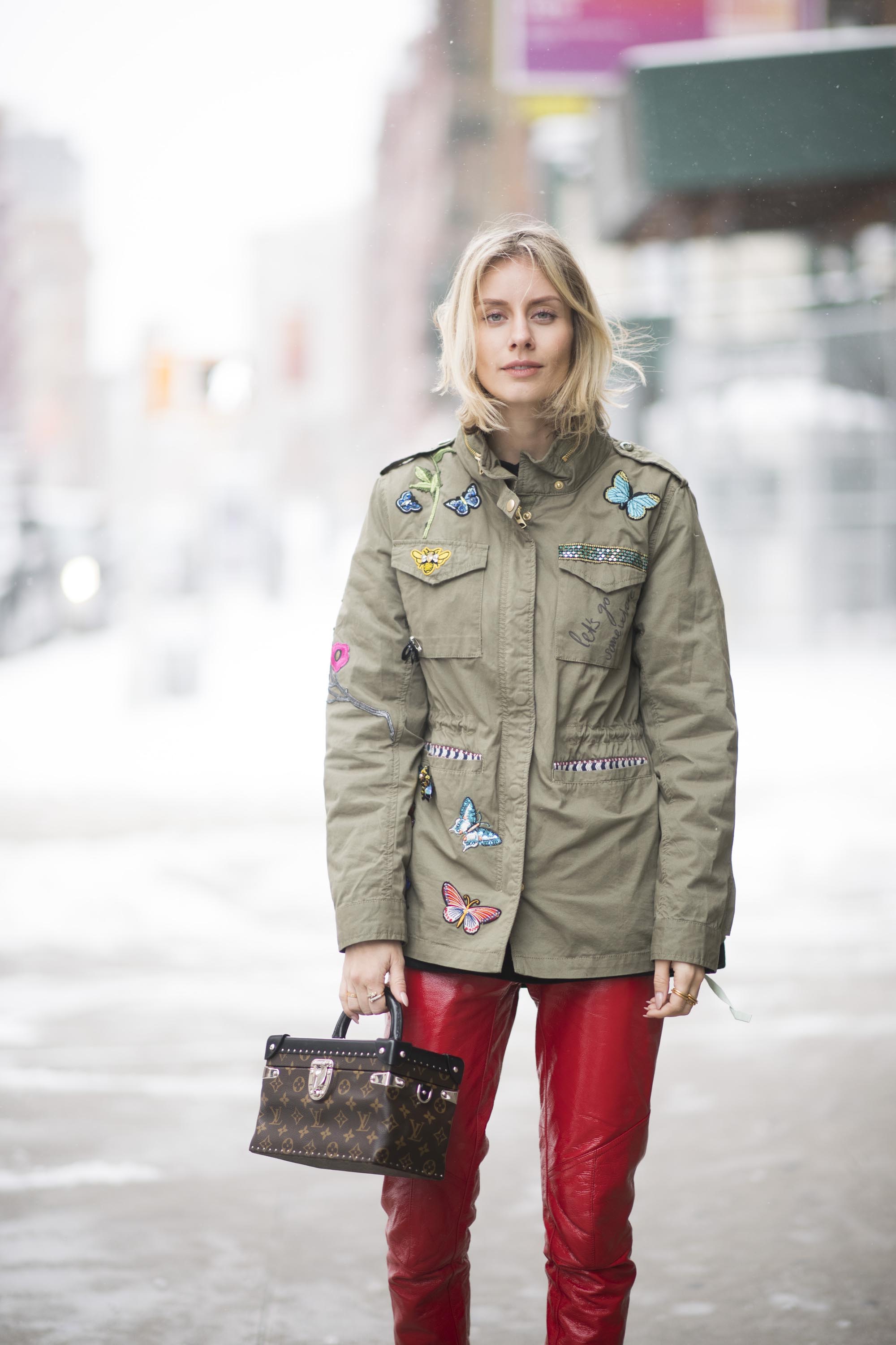 Lisa Hahnbueck street style in NYC #1