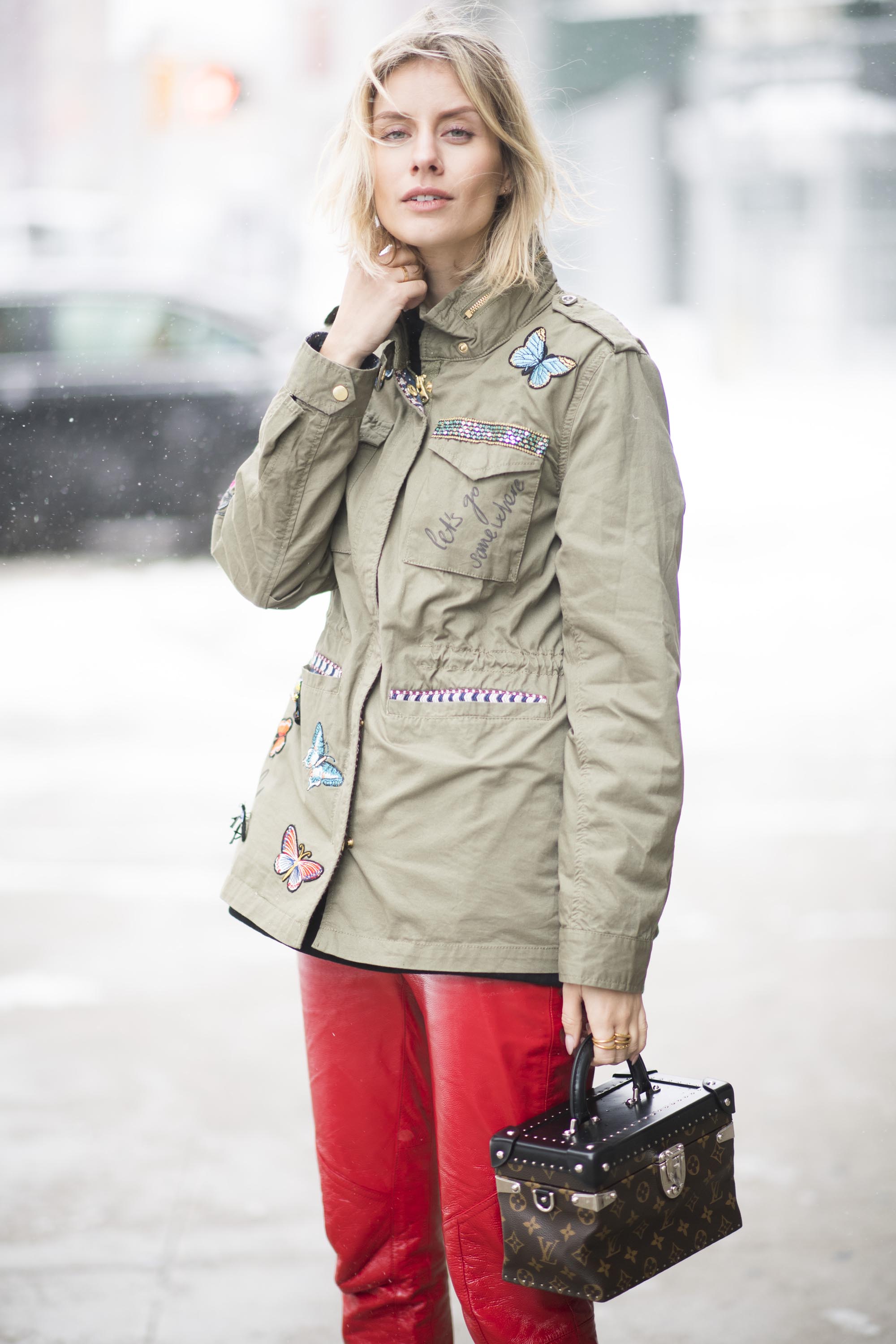 Lisa Hahnbueck street style in NYC #1