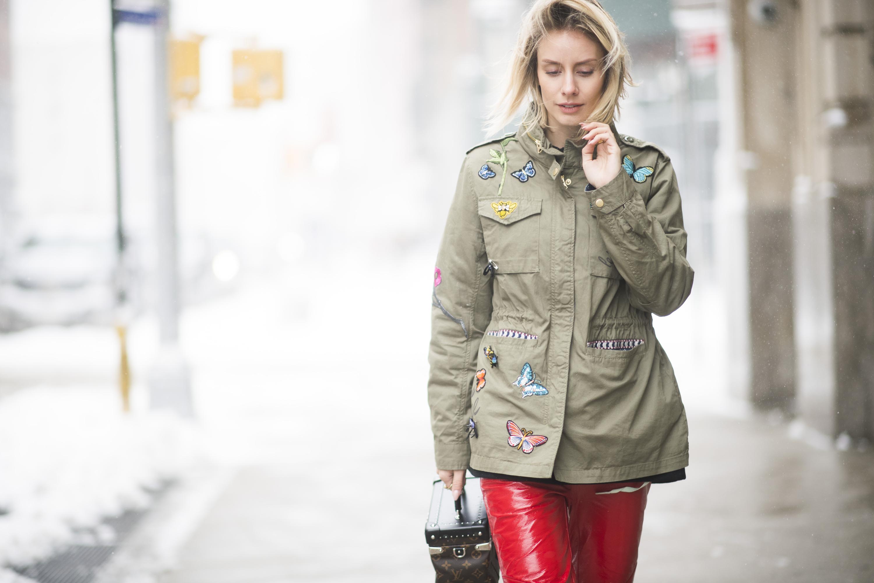 Lisa Hahnbueck street style in NYC #1