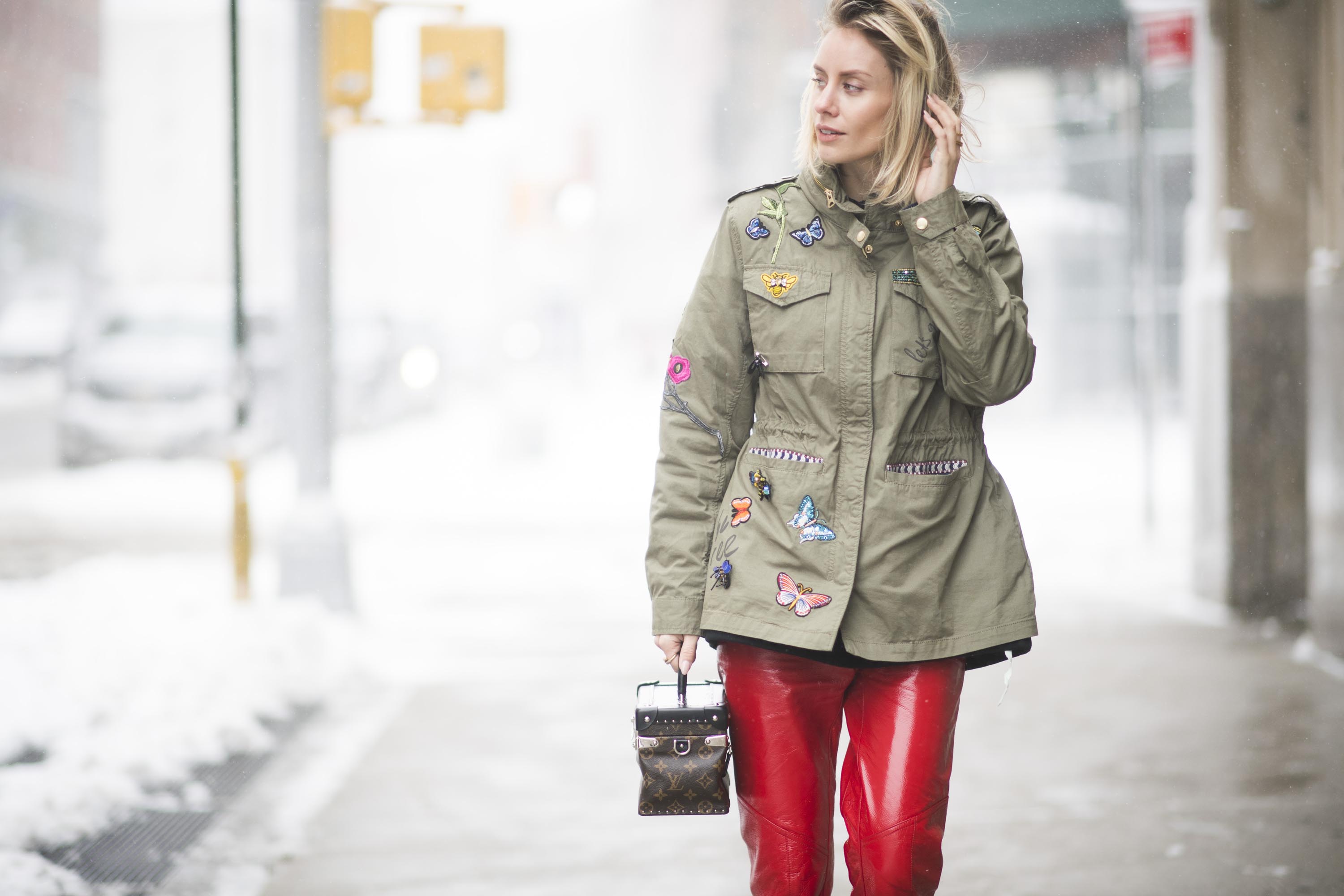Lisa Hahnbueck street style in NYC #1