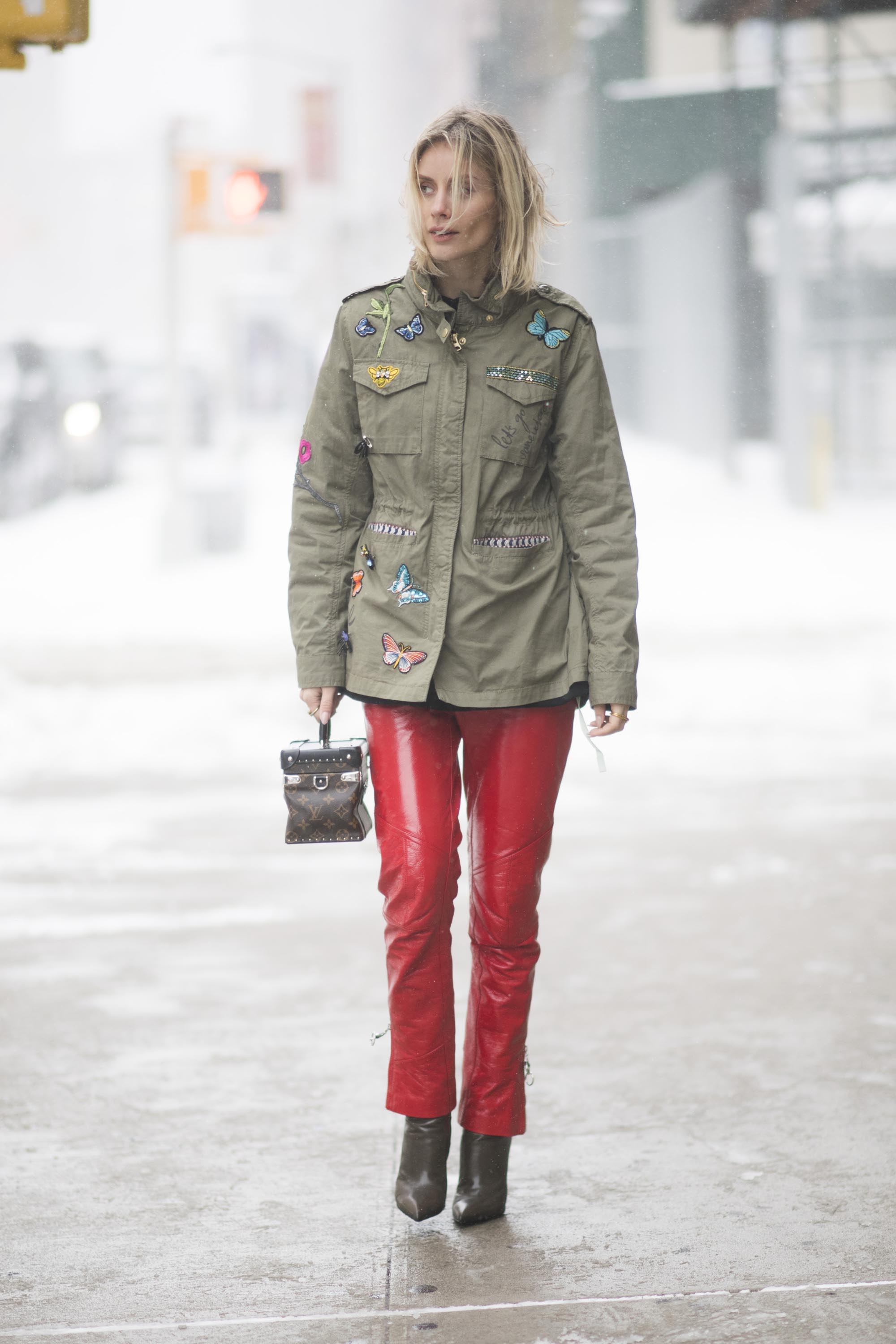 Lisa Hahnbueck street style in NYC #1