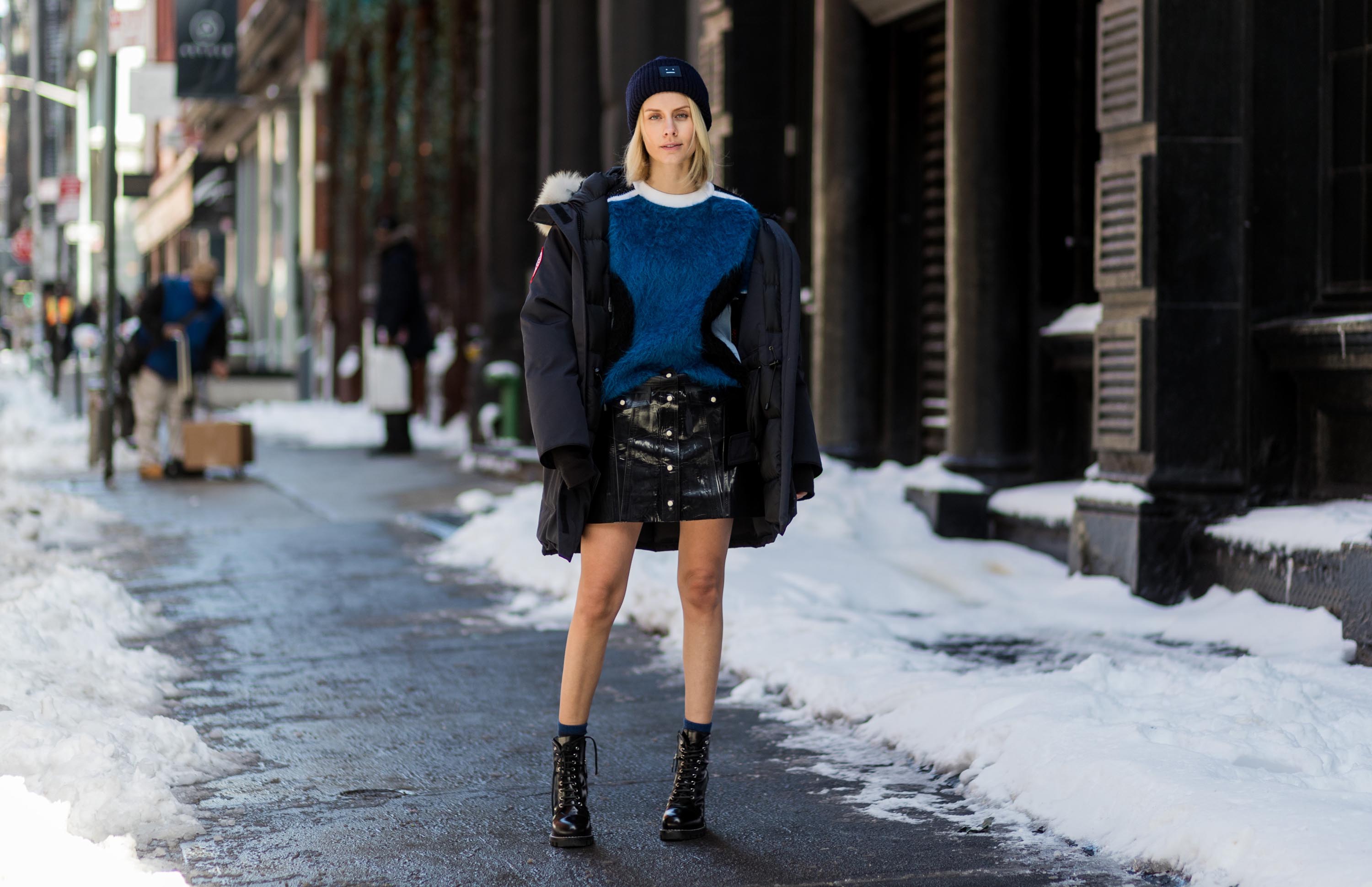 Lisa Hahnbueck street style in NYC #2