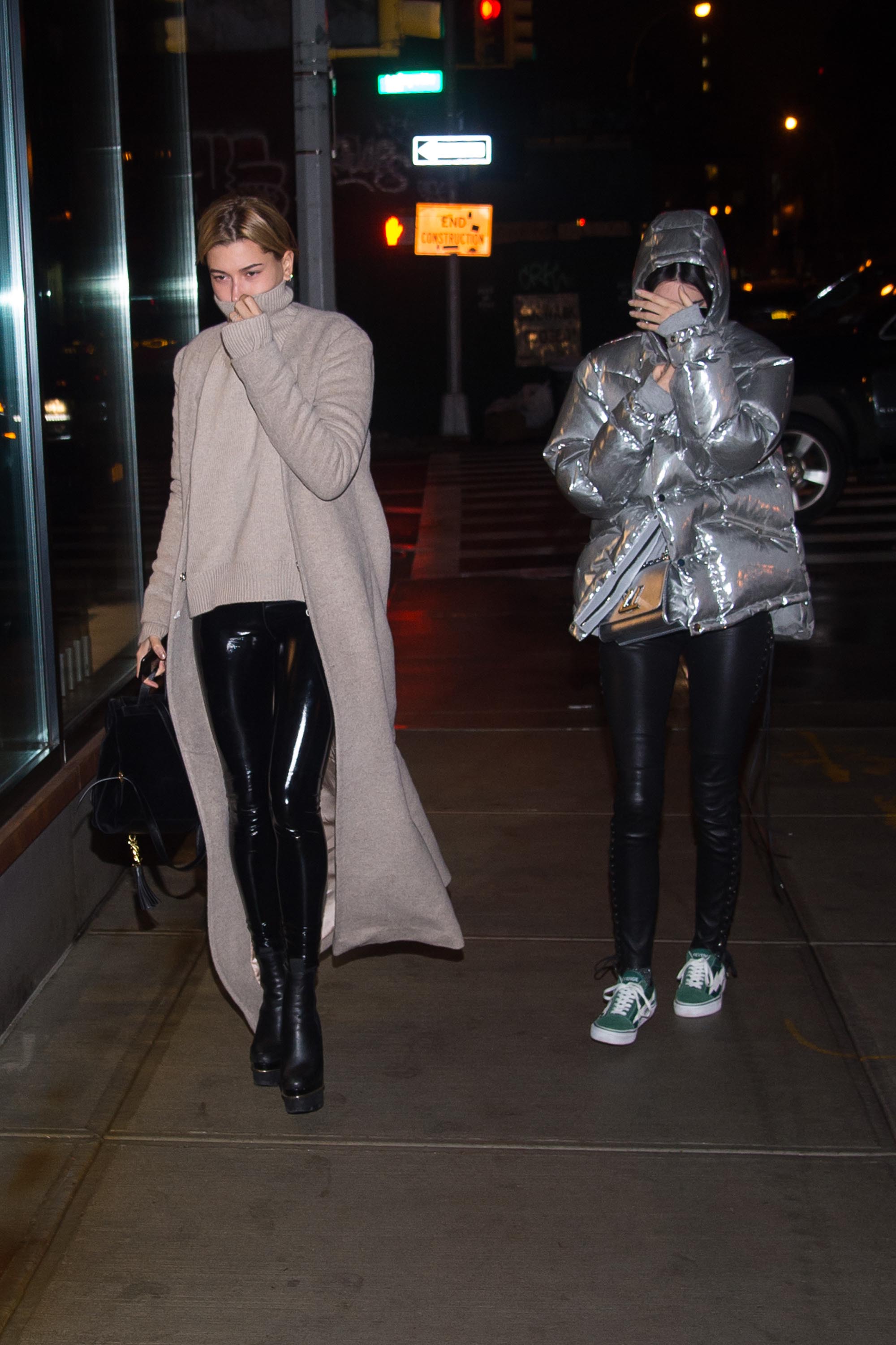 Kendall Jenner & Hailey Baldwin out for lunch