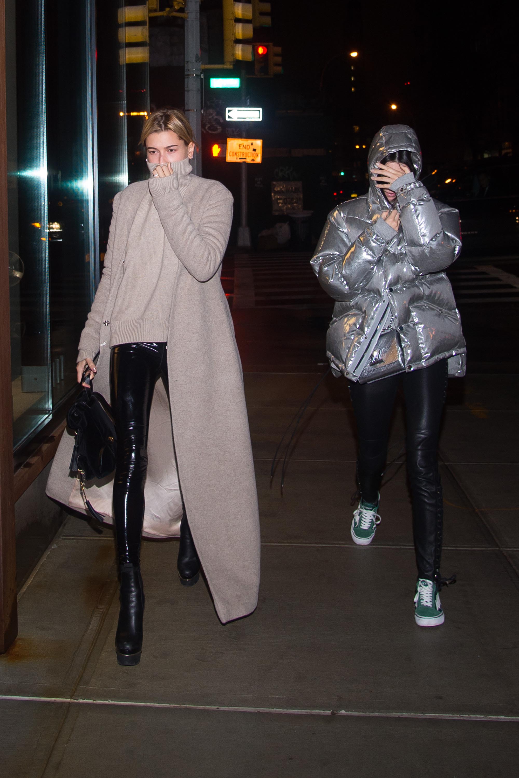 Kendall Jenner & Hailey Baldwin out for lunch